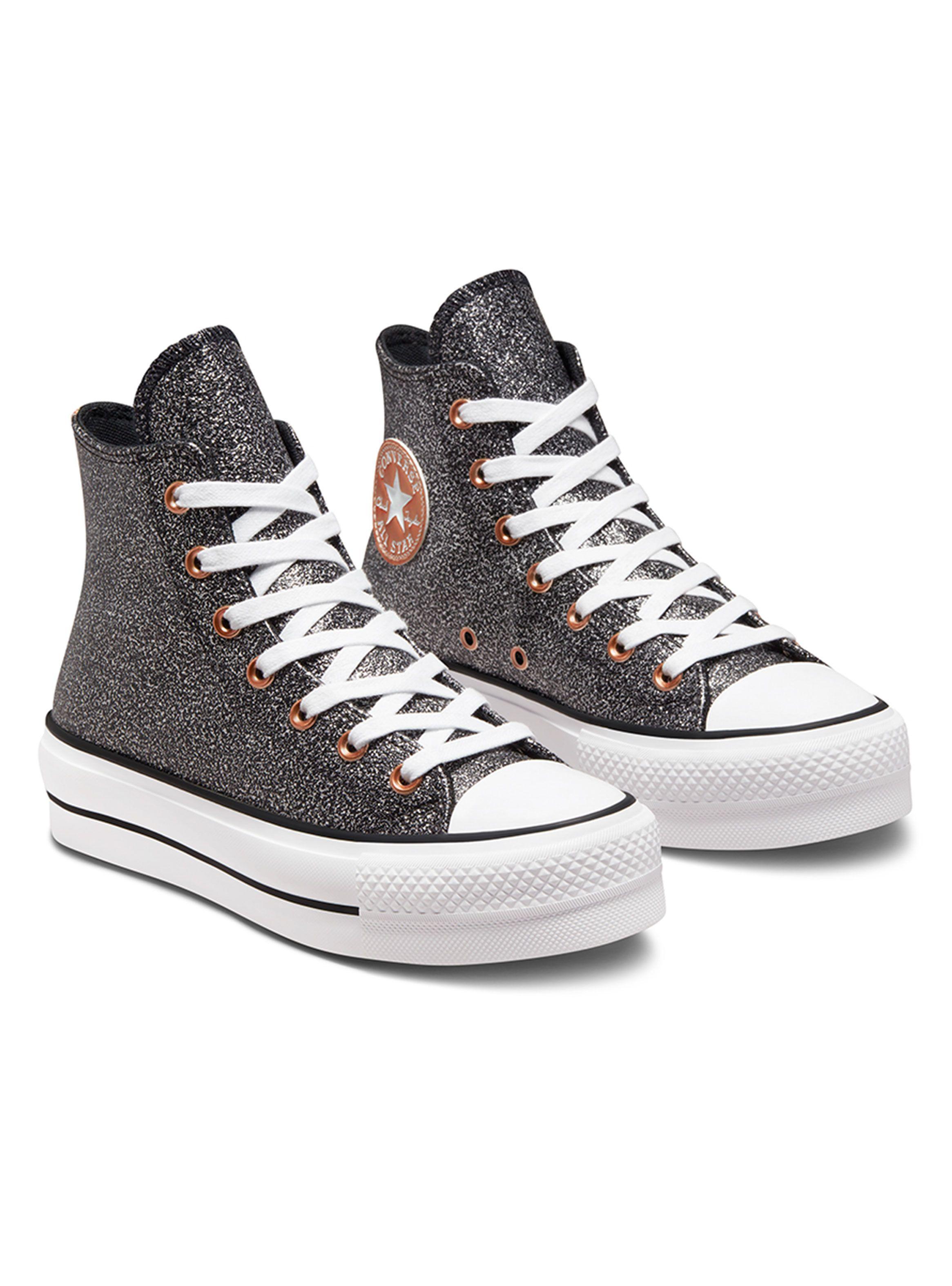 Zapatilla Urbana Chuck Taylor Lift Negro Mujer-1