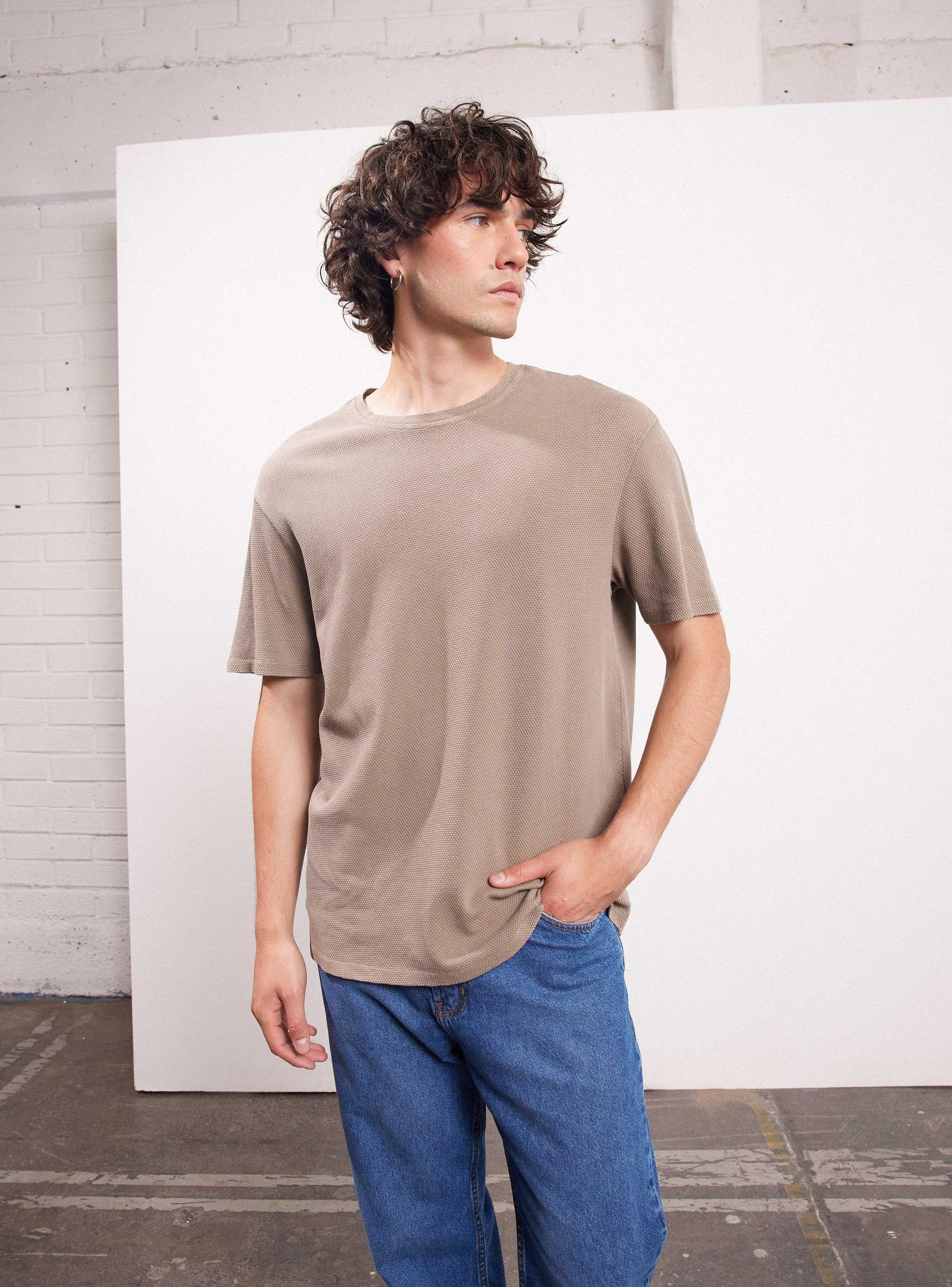 Polera Algodón Texturado-0