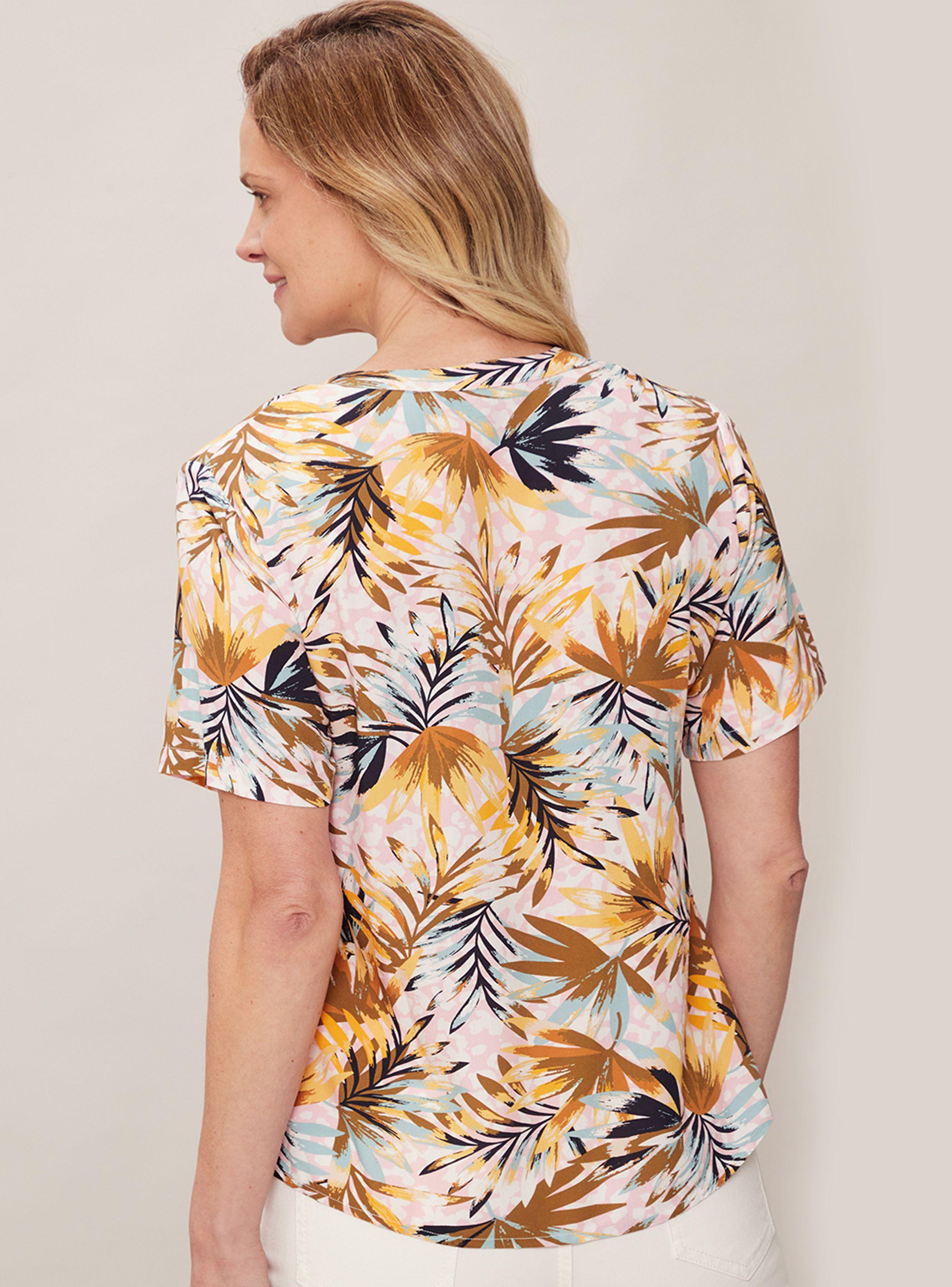 Blusa Crepe Estampada 1-1