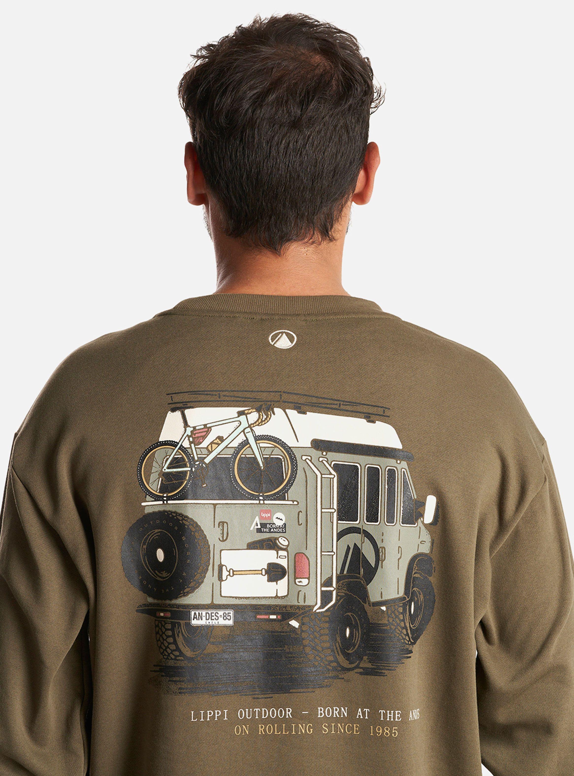 Polerón Back Print Insigne Crewneck Sweatshirt de Lippi