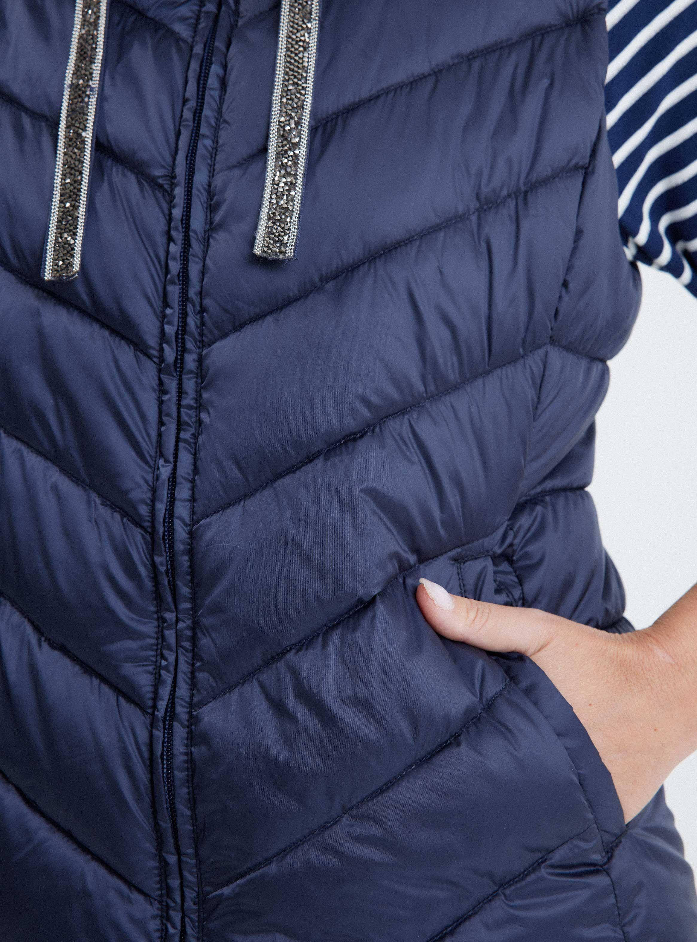 Parka sin Mangas Cuello Alto-3