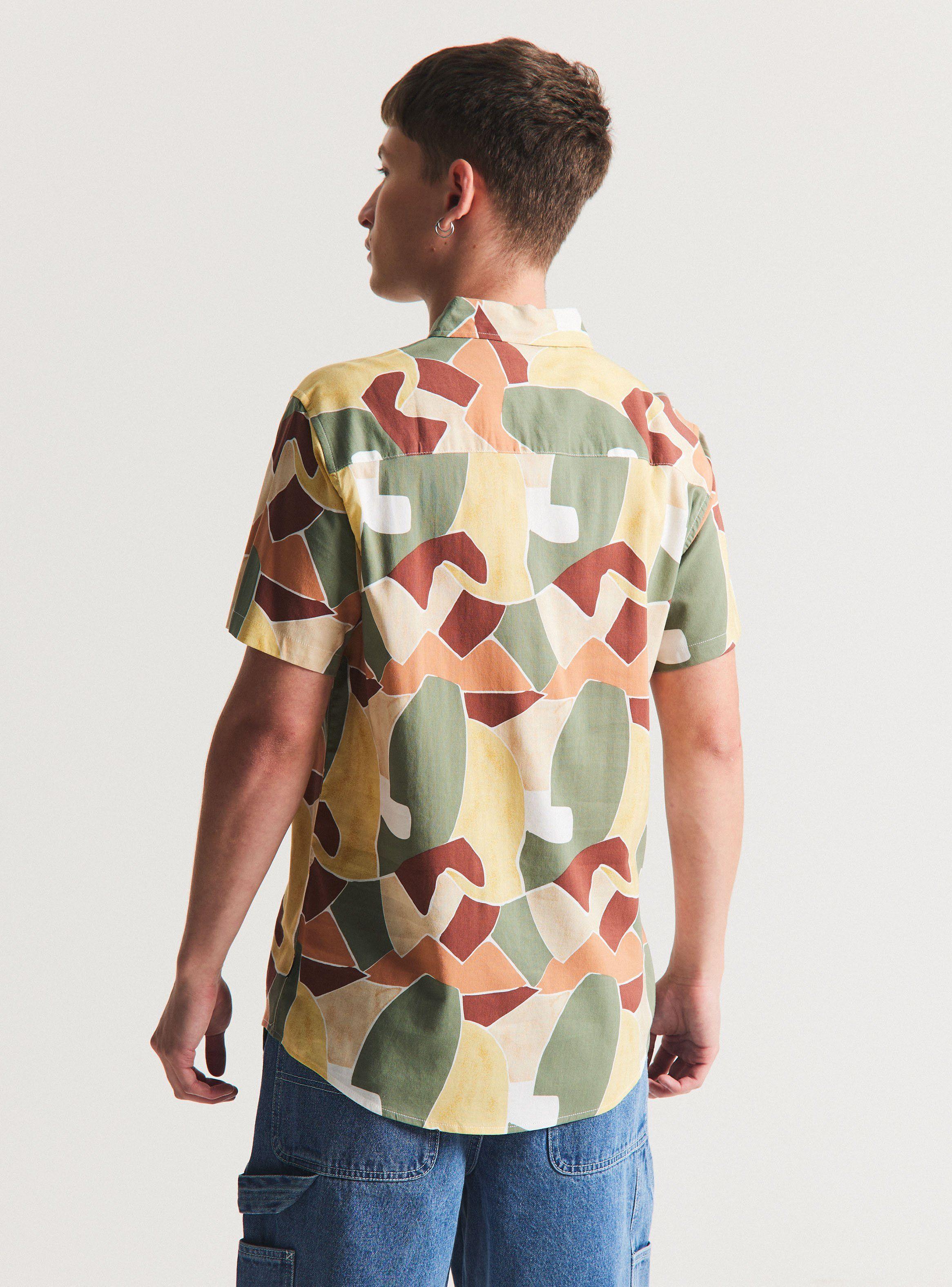 Camisa Modelo Botánico Casual-1