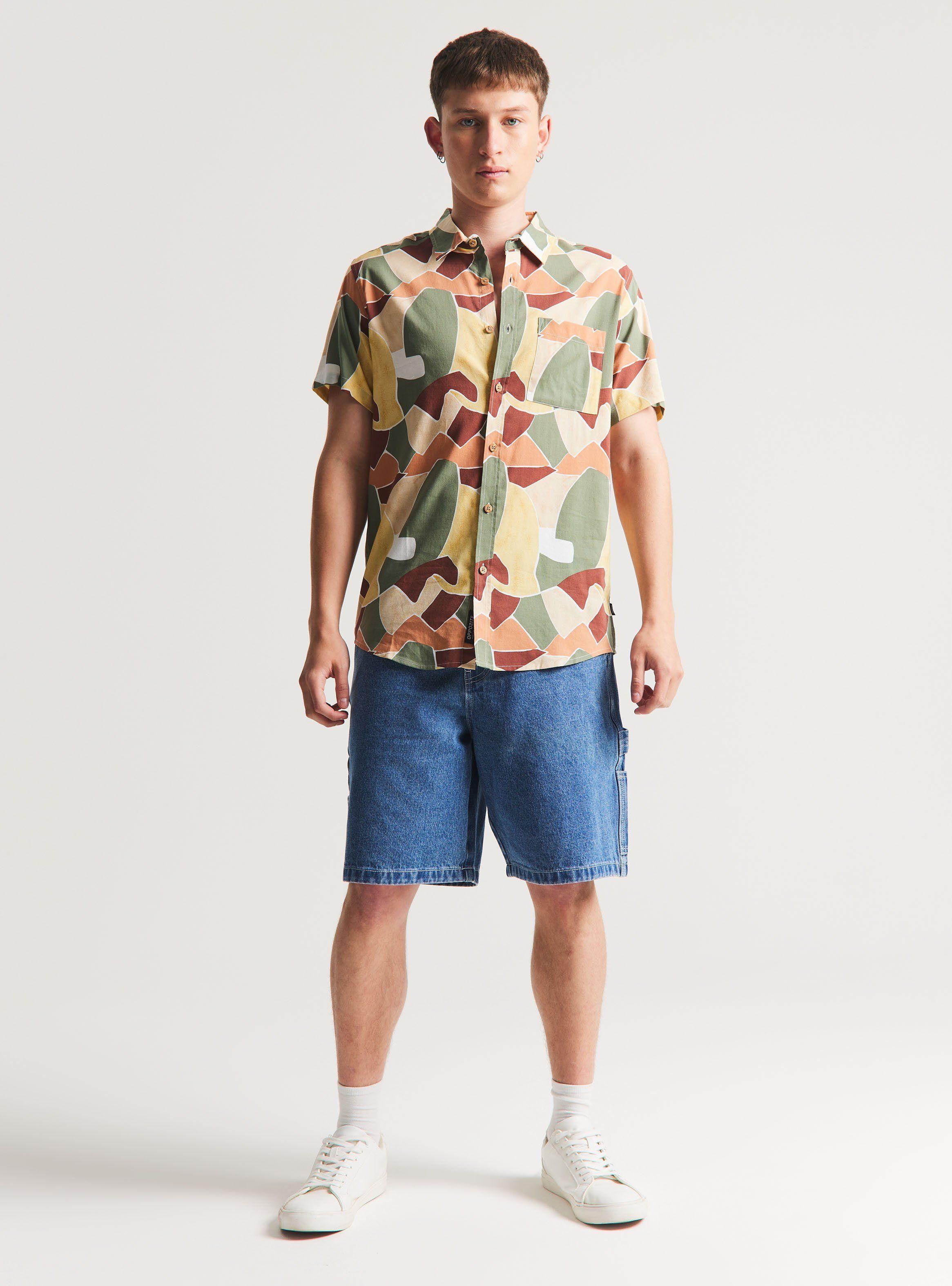 Camisa Modelo Botánico Casual-4