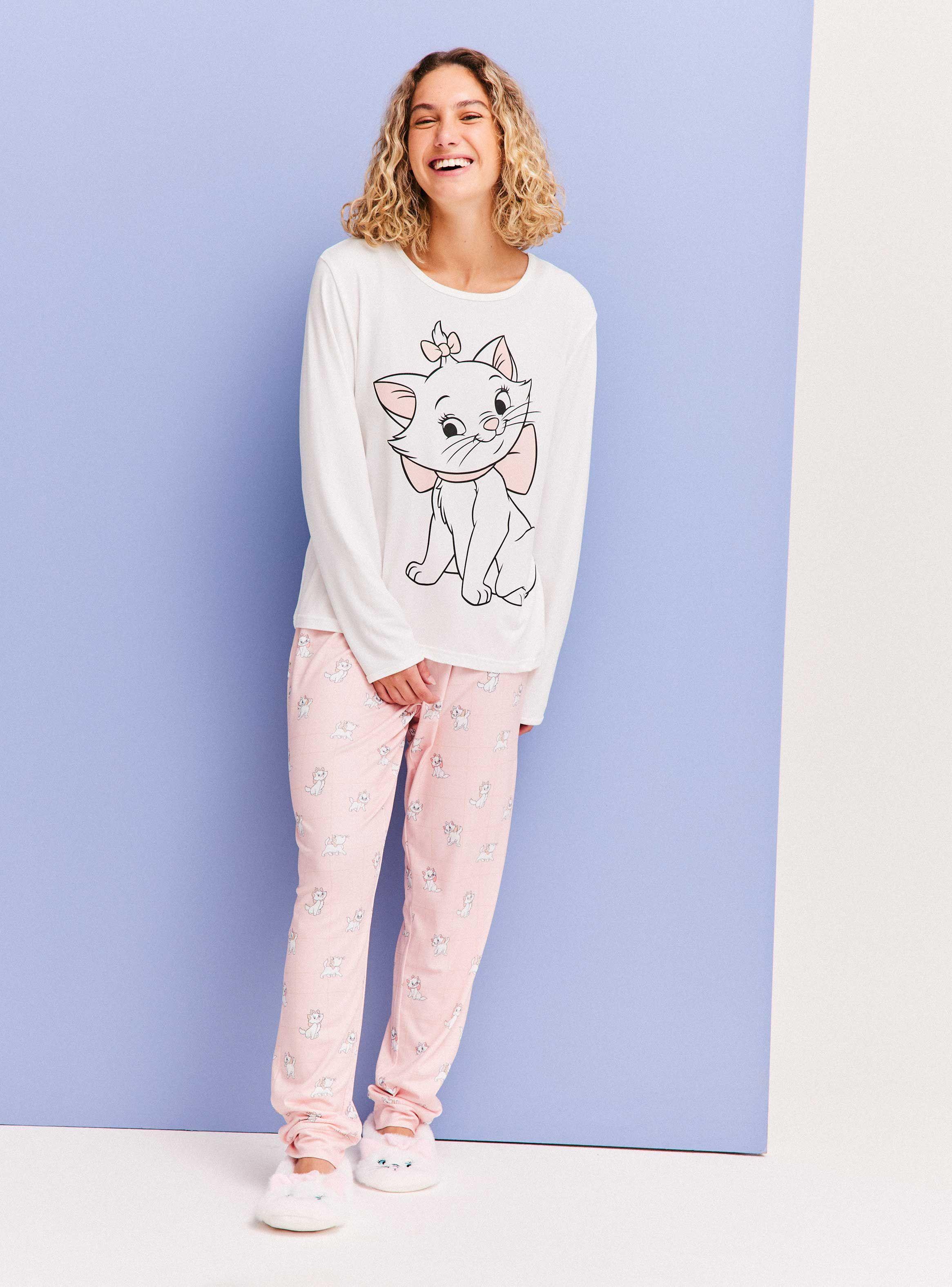 Pijama Largo Disney Marie-4