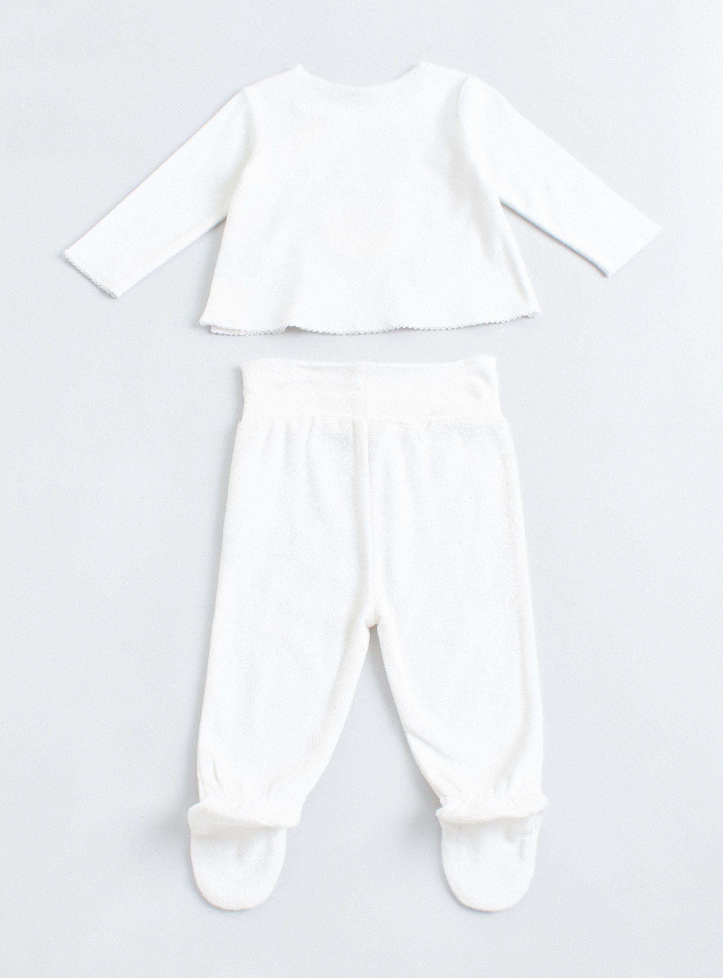 Conjunto Plush Blanco Toalla Infantil-1