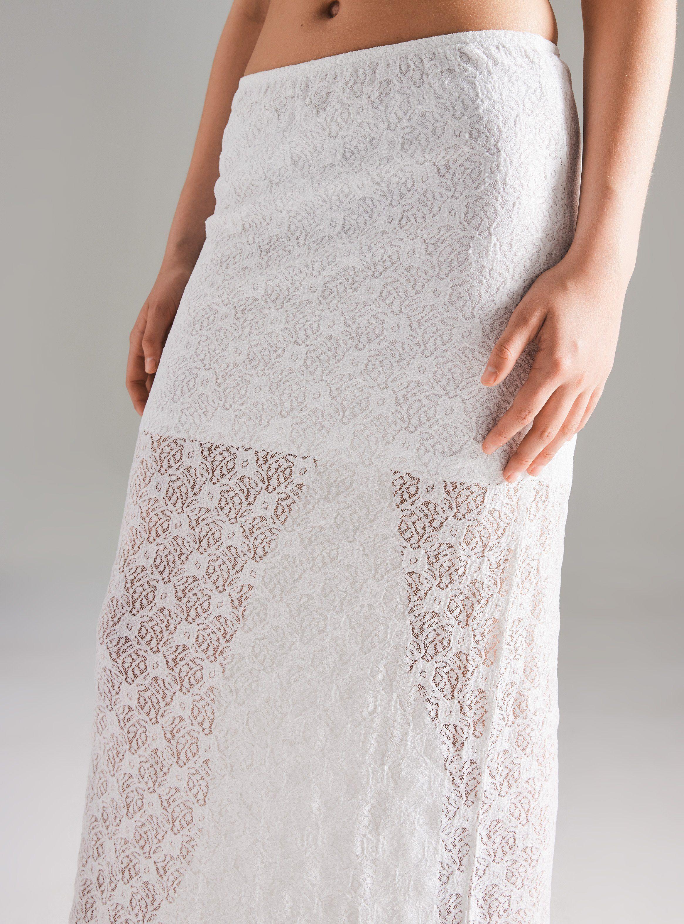 Falda Encaje Corte Delantero-2