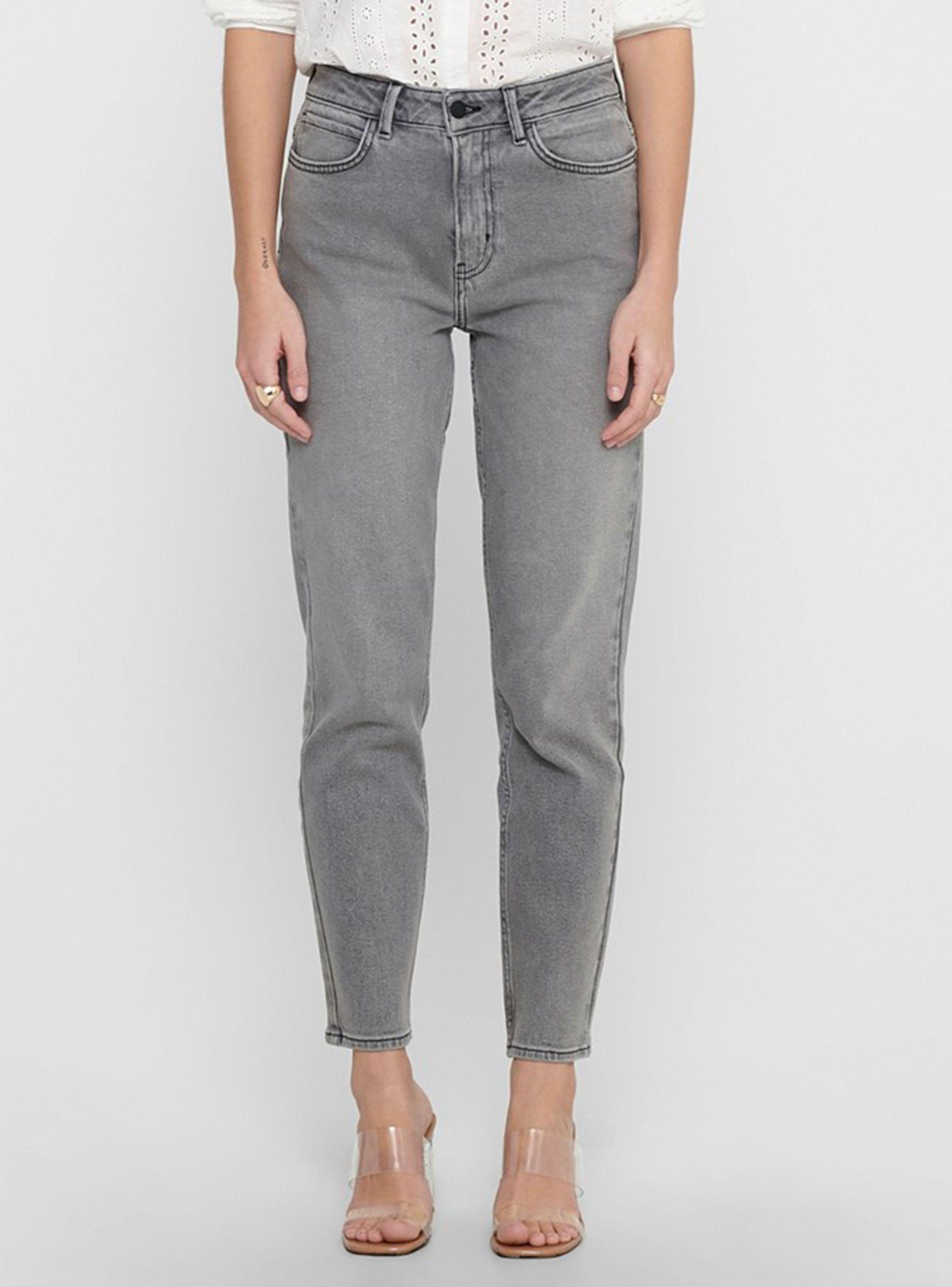 Jeans Recto Gris Largo 34-0