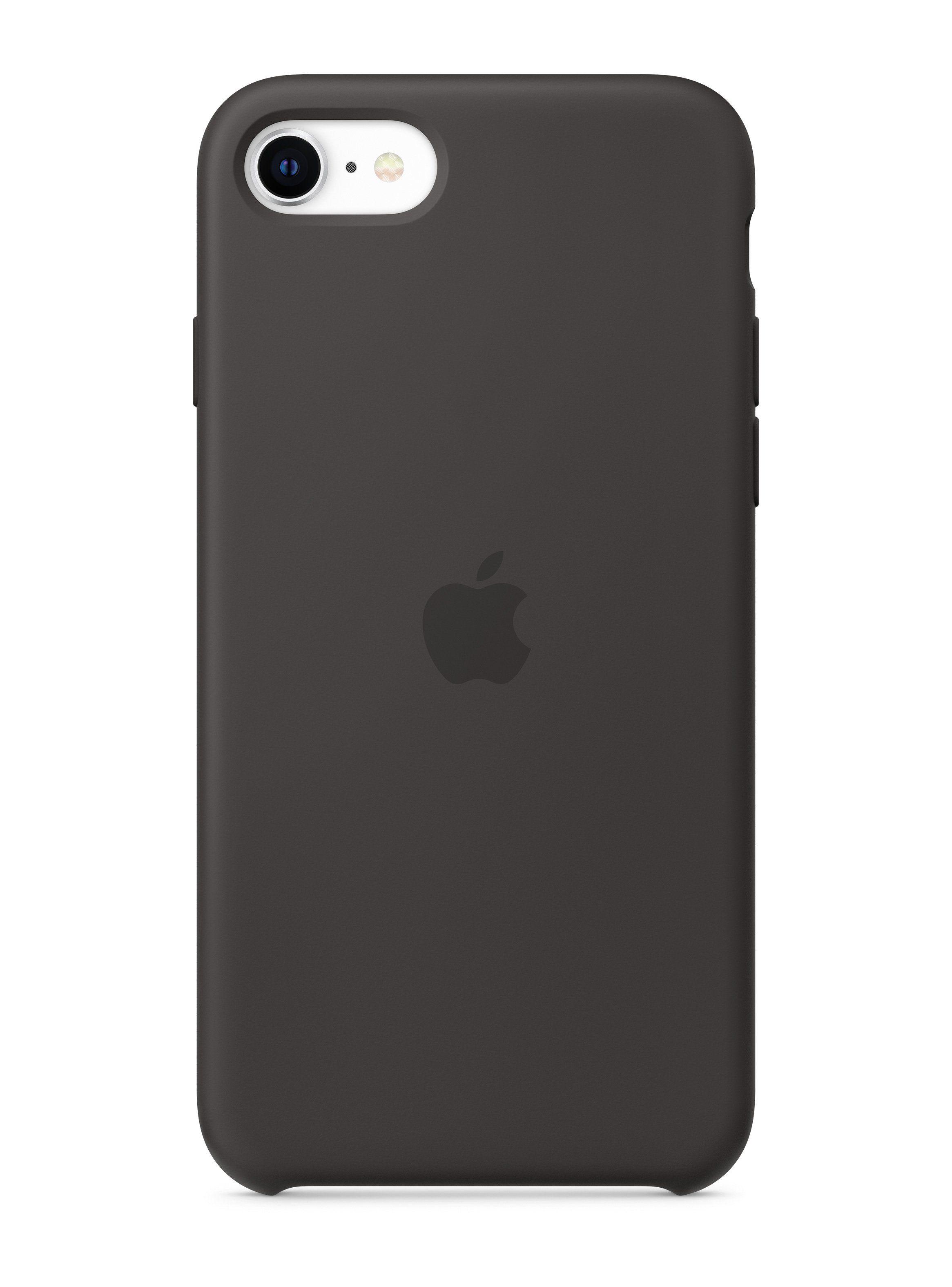Carcasa para iPhone SE 2020 Silicona Negro-2