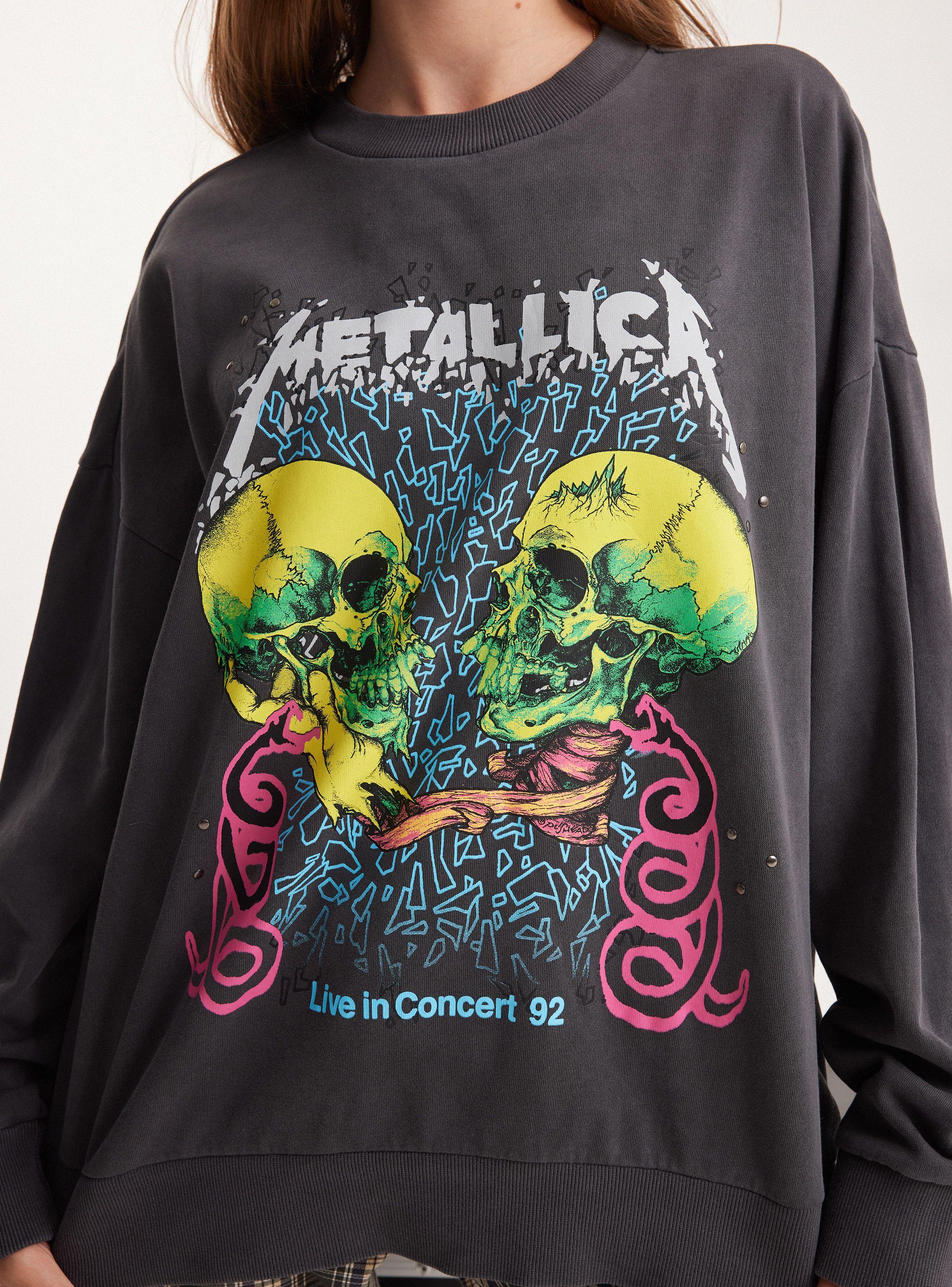 Polerón Banda Crewneck Metallica-3