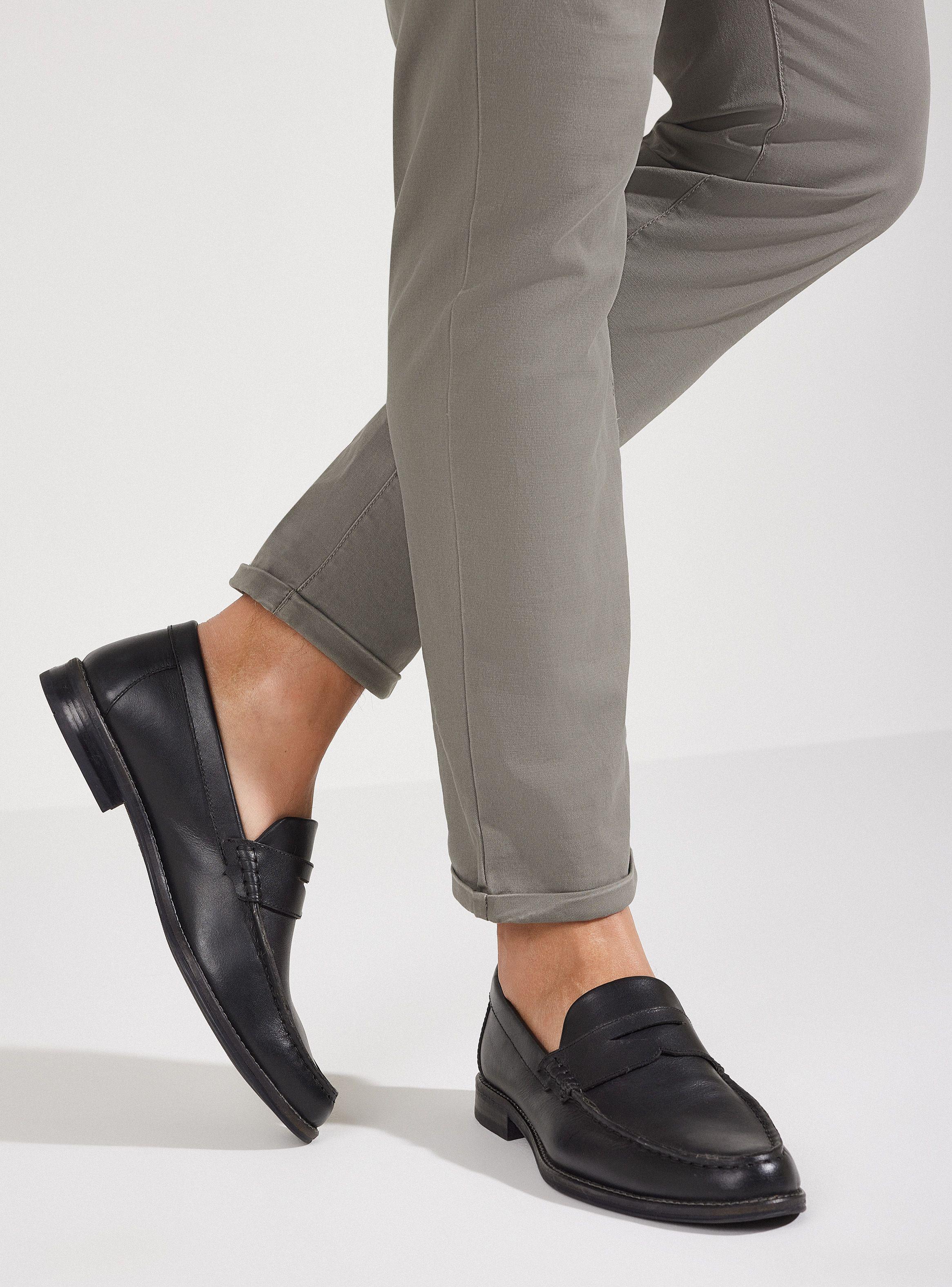 Zapato Formal Mocasín Cuero Hombre-0