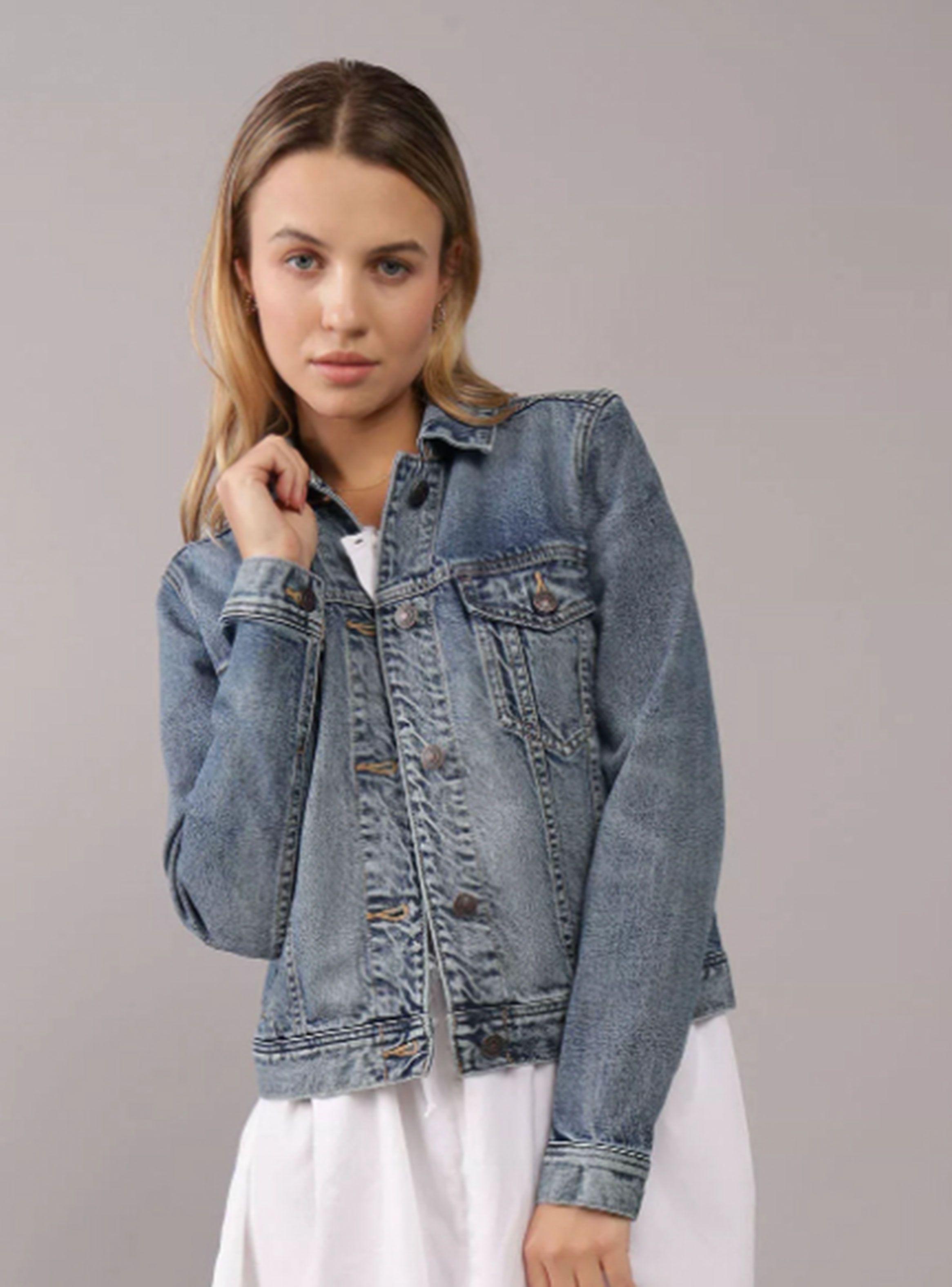 Chaqueta Ae Denim Clásica-0