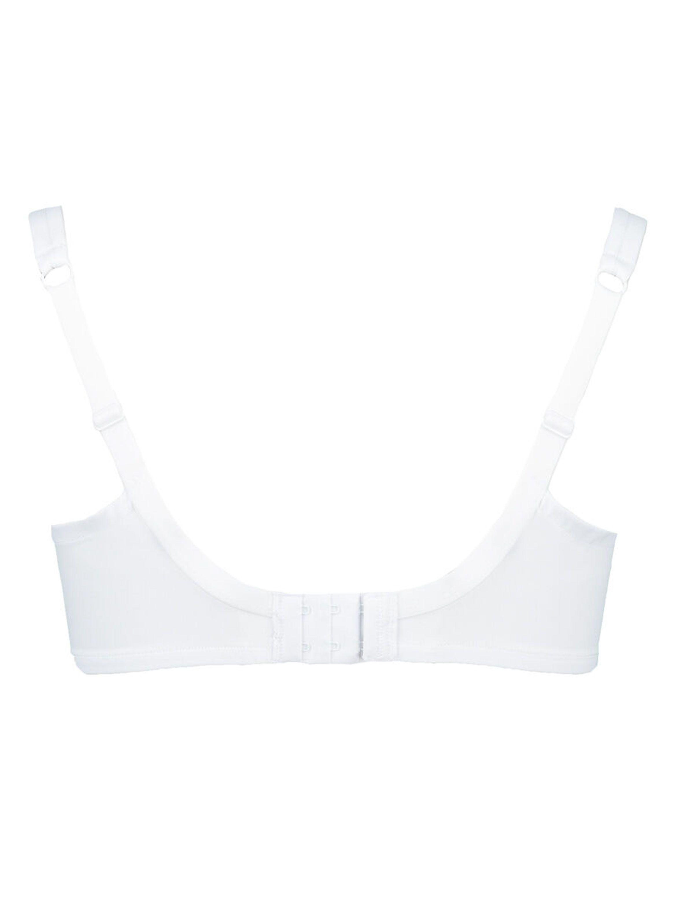 Real Sostén Reductor Microfibra Blanco-3