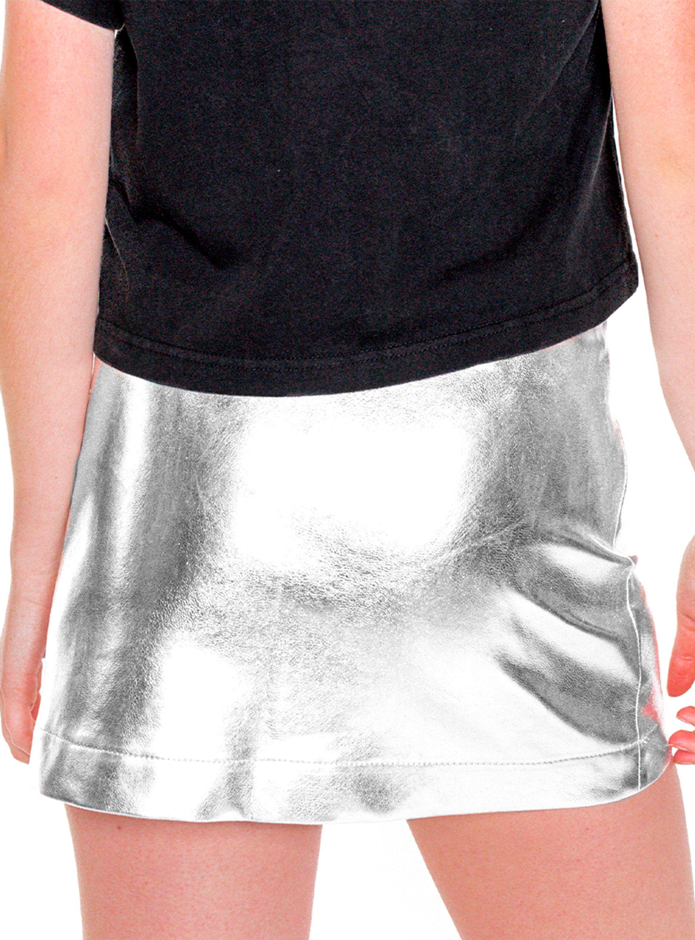 Falda Pollera Shine Silver-1