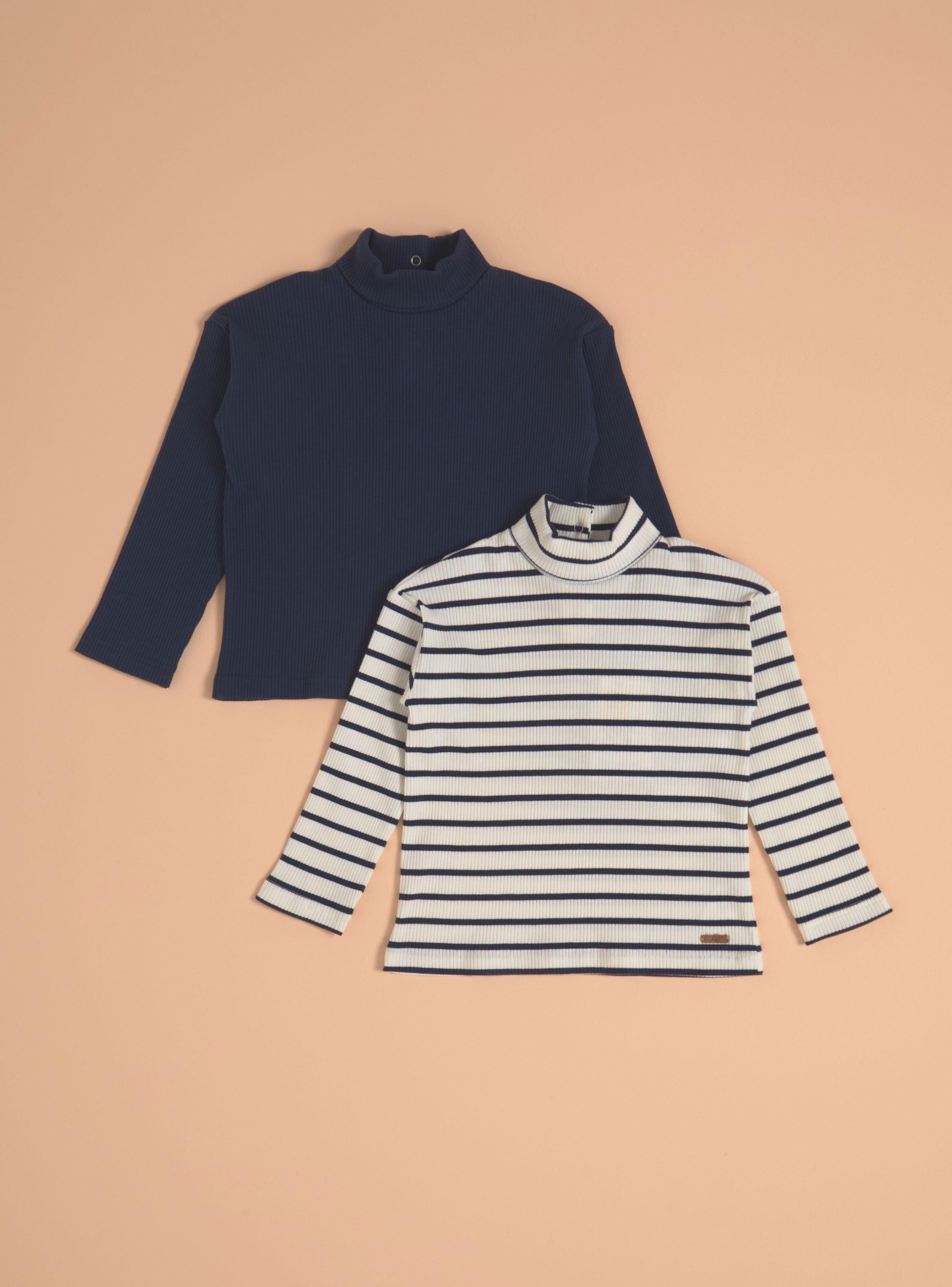 Polera Bi-Pack Liso y Estampado-0
