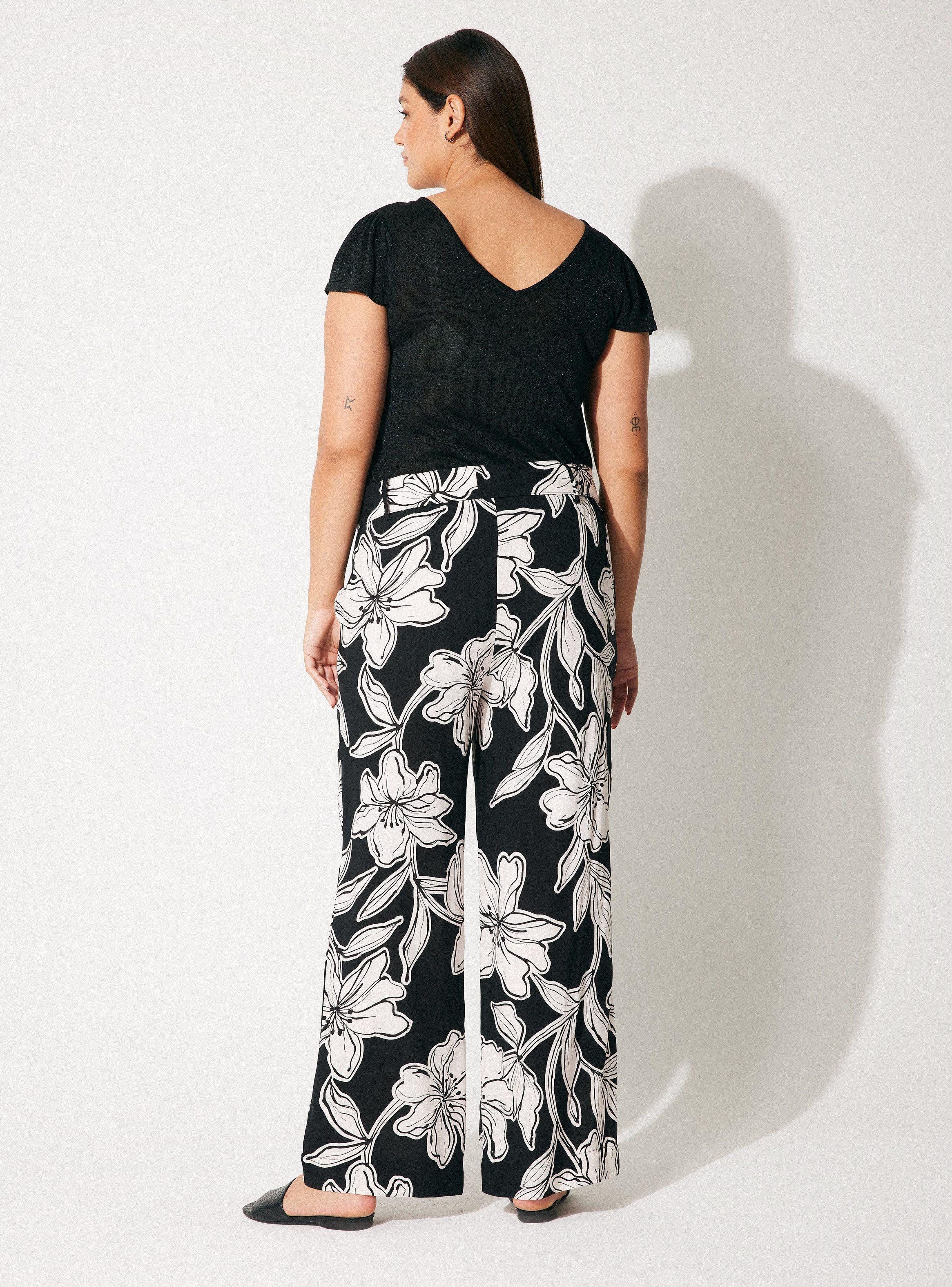 Pantalón Fluido Cintura Elasticada-5