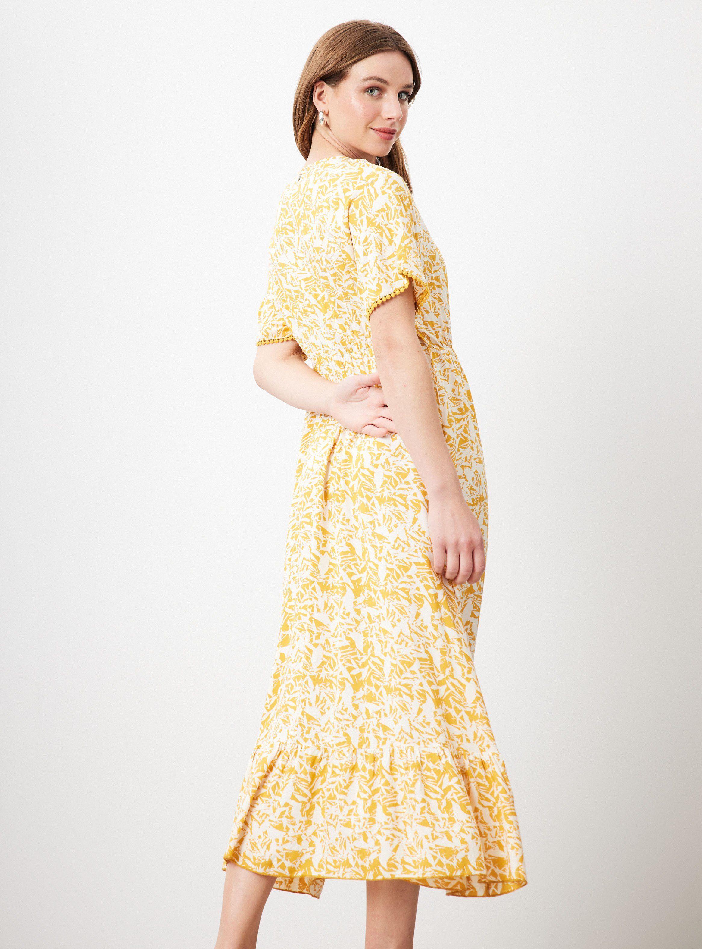 Vestido Tipo Túnica con Ajuste en Cintura-1