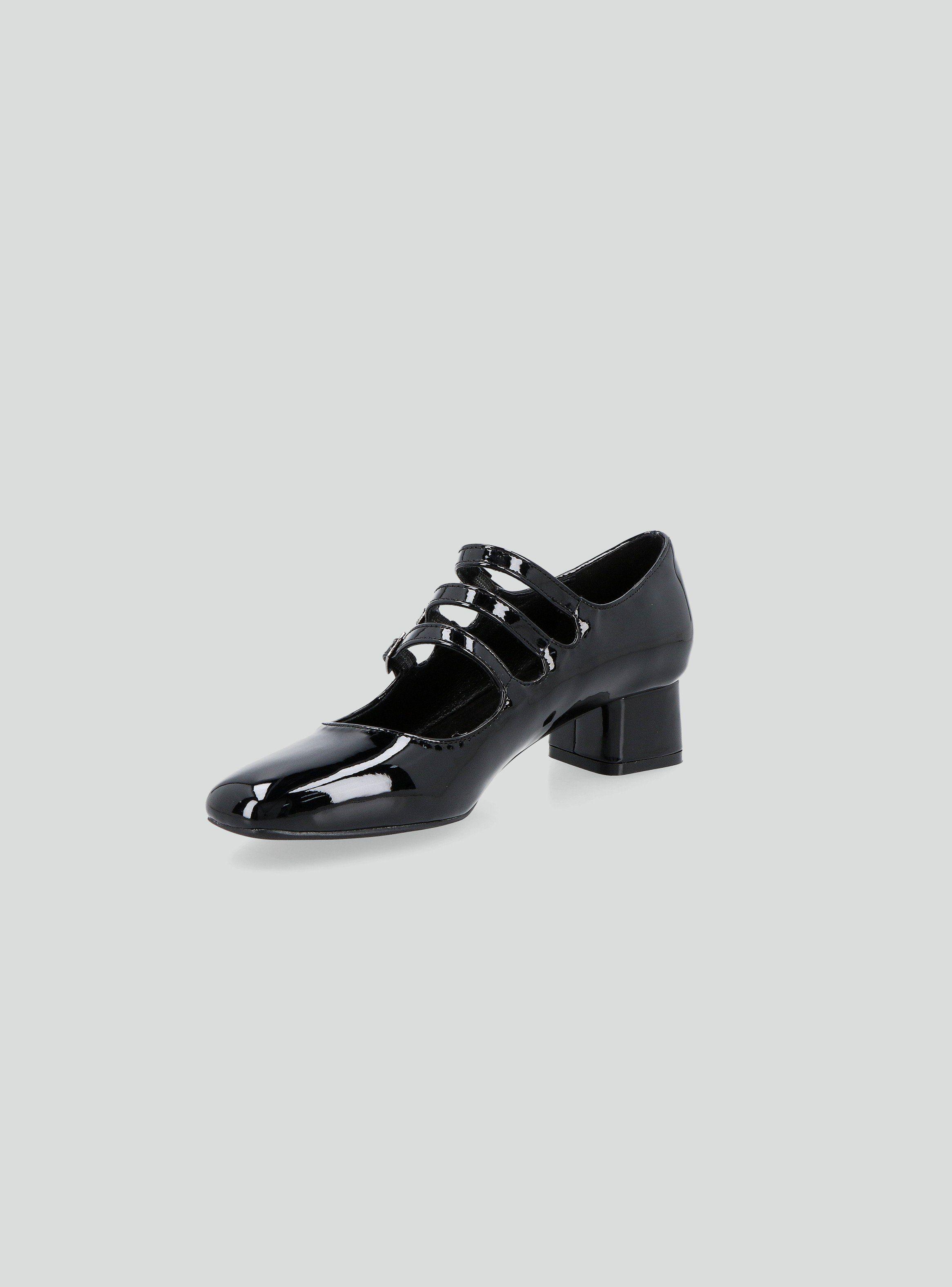 Zapato Casual Mary Jane Efecto Charol Mujer-2