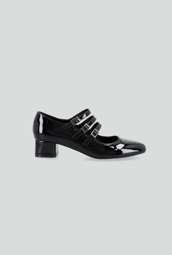 Zapato Casual Mary Jane Efecto Charol Mujer-4