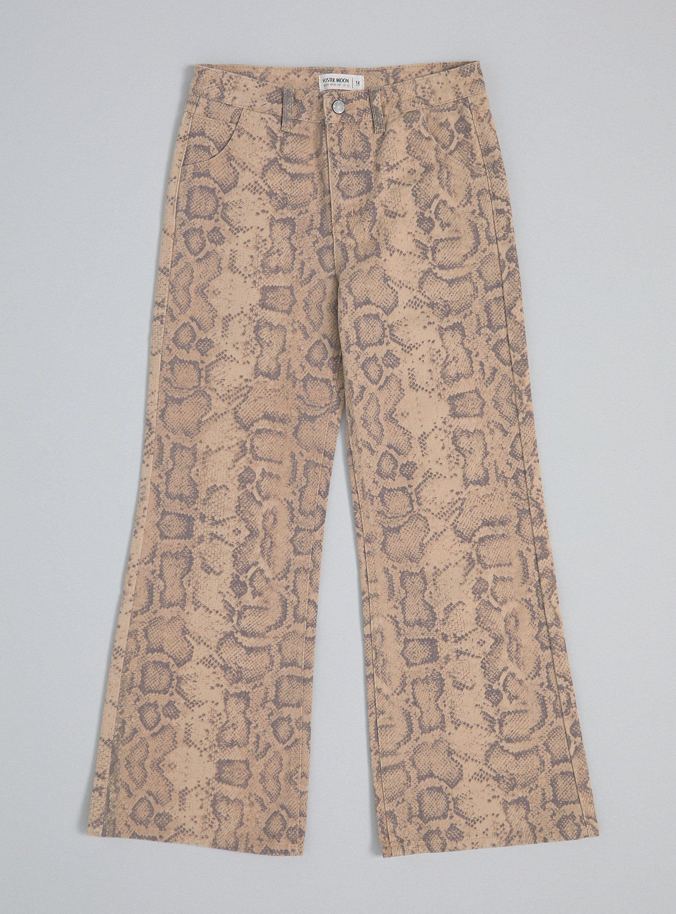 Pantalón Recto Estampado-2