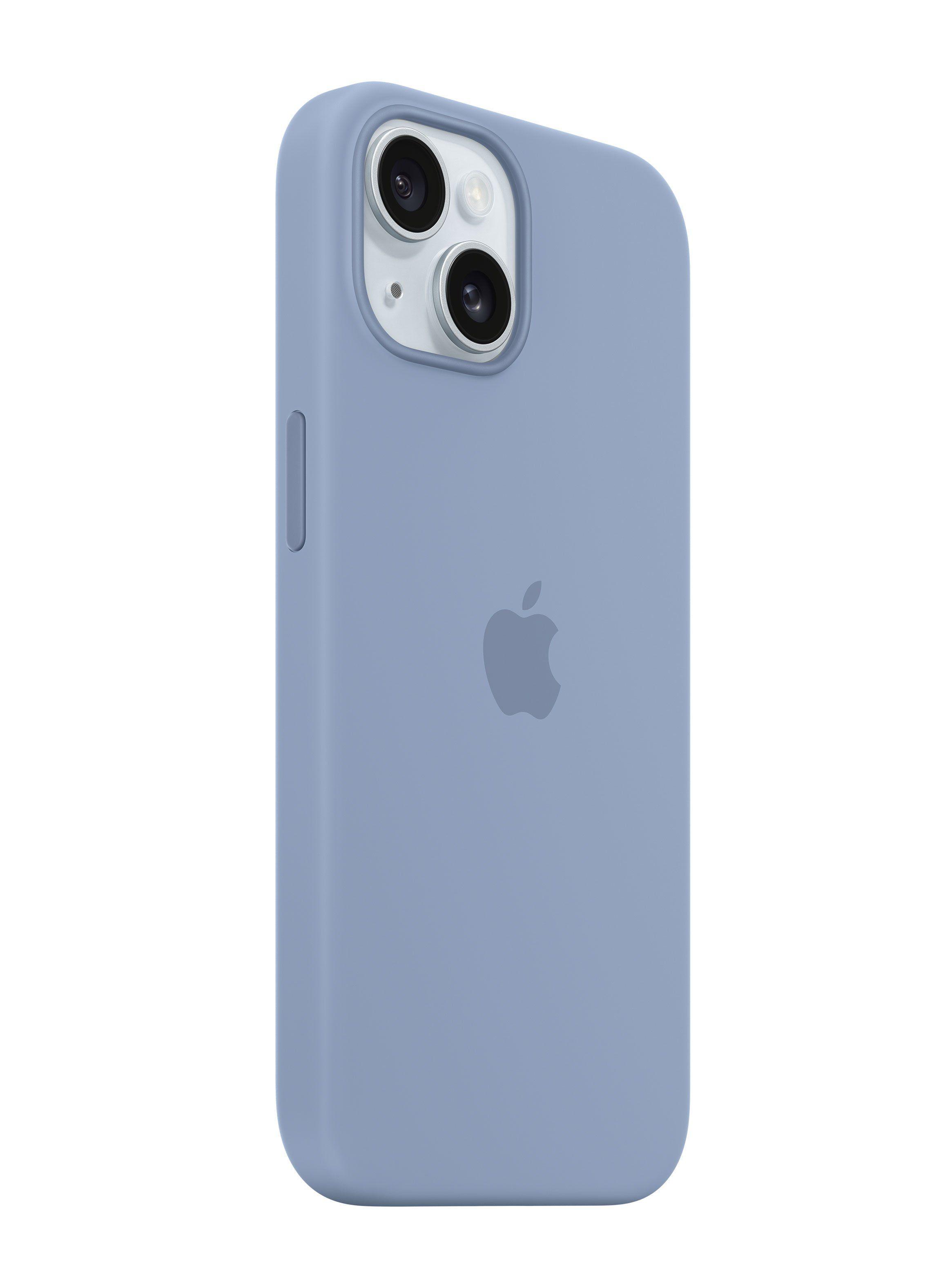 Carcasa Silicona con MagSafe para iPhone 15 Color Azul Invierno-1