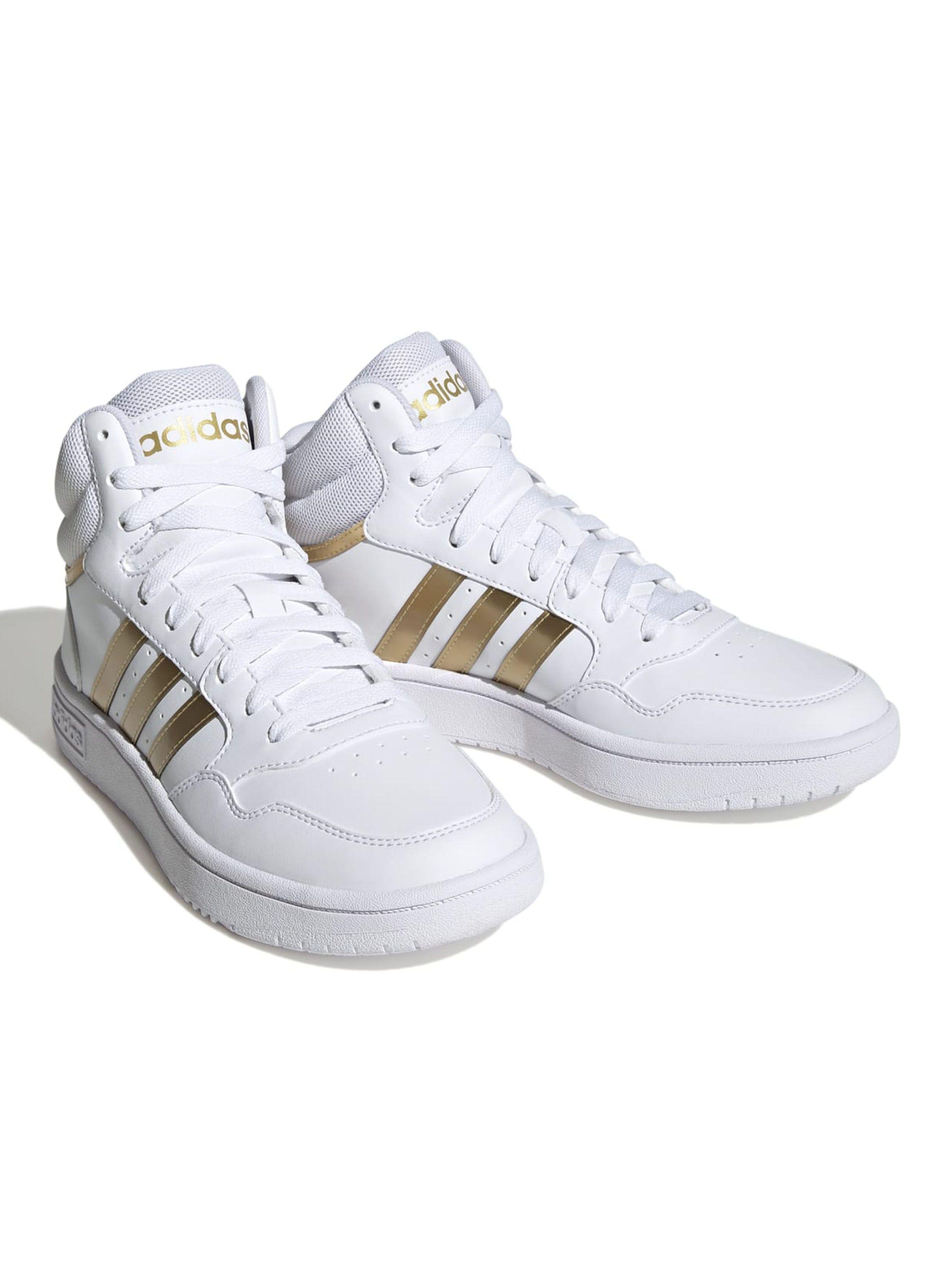 Zapatilla Basketball Print Hoops 3.0 Mid  Mujer-1