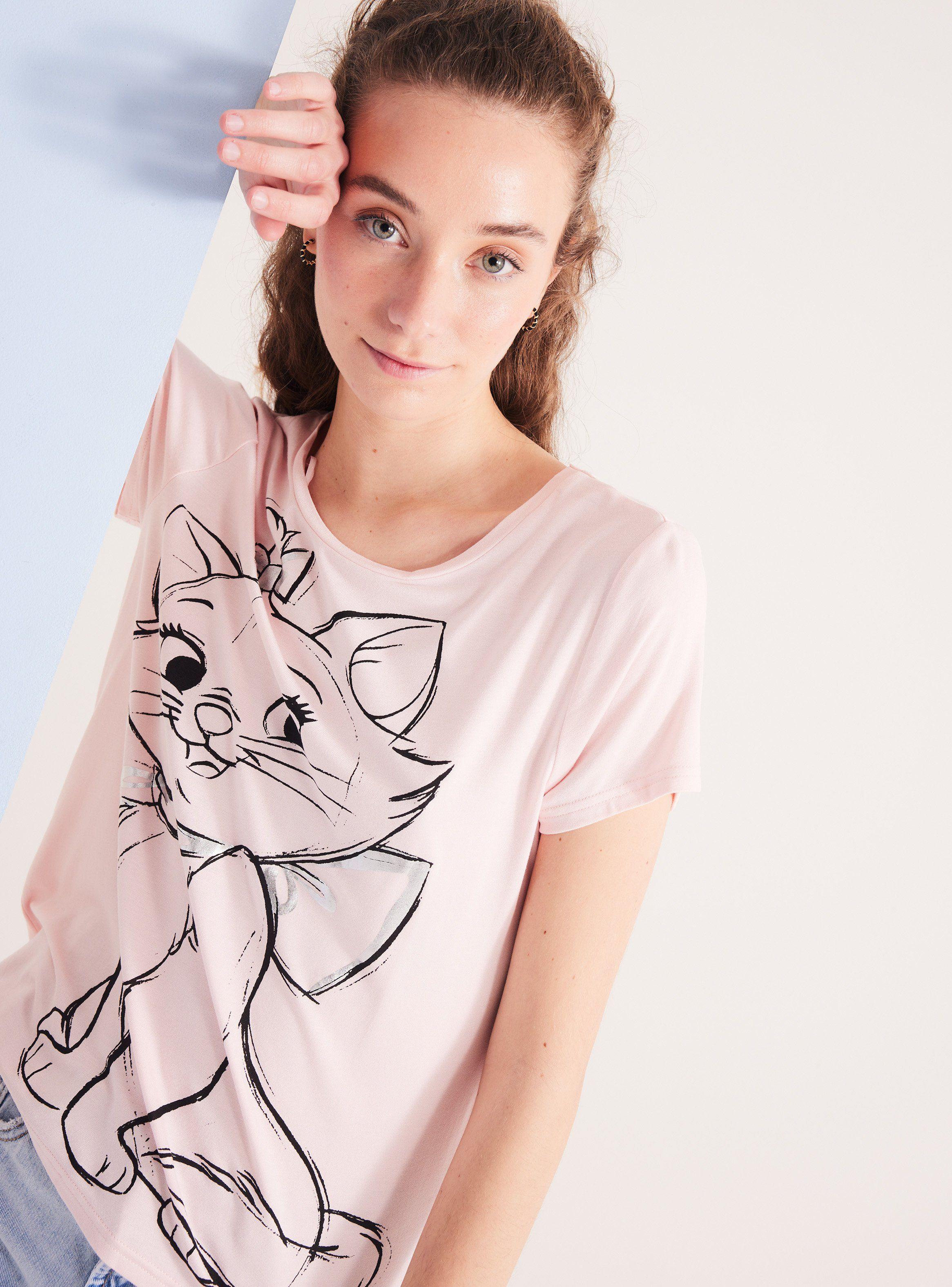 Polera Básica Disney Aristogatos Marie-2