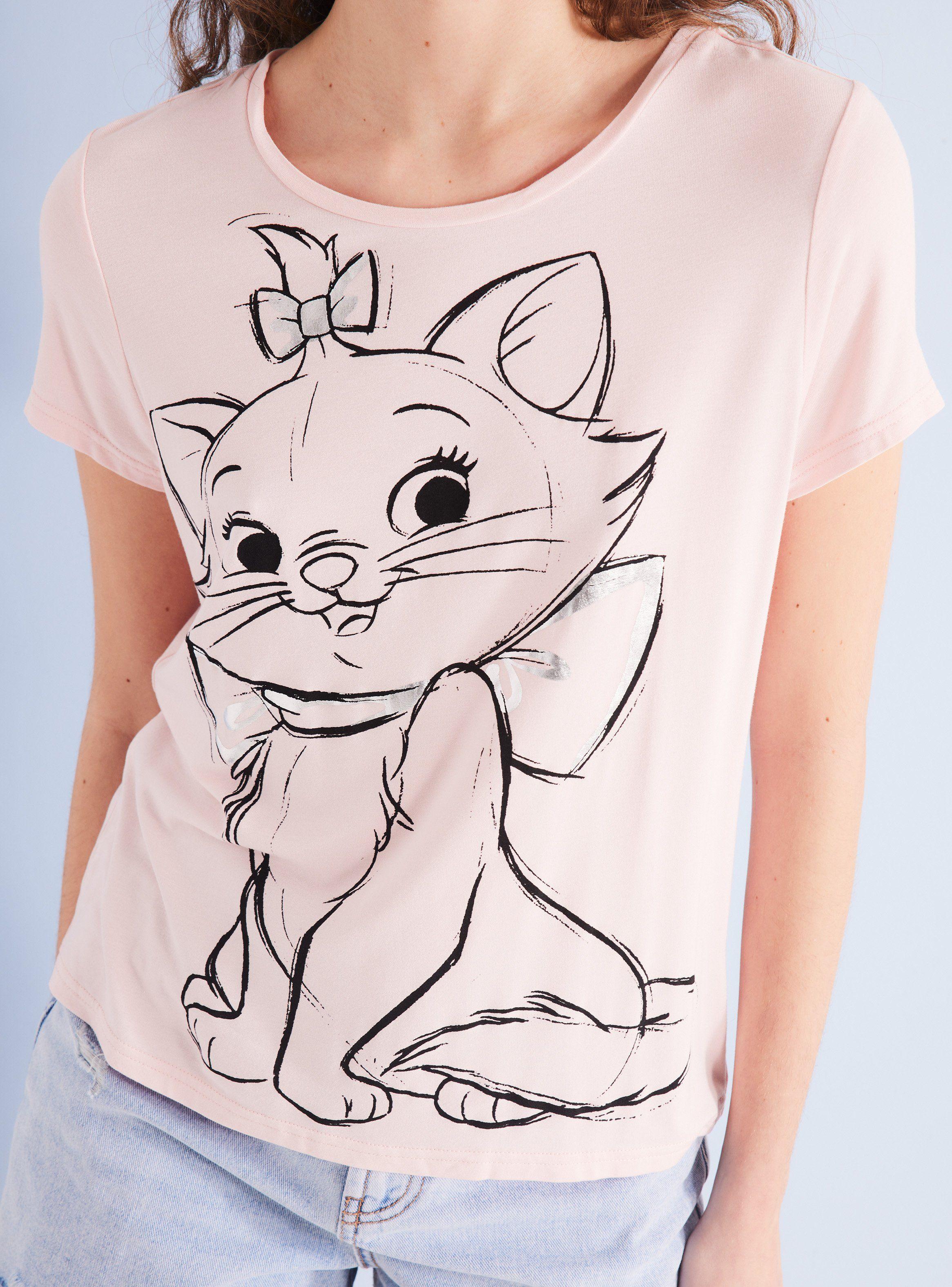 Polera Básica Disney Aristogatos Marie-3