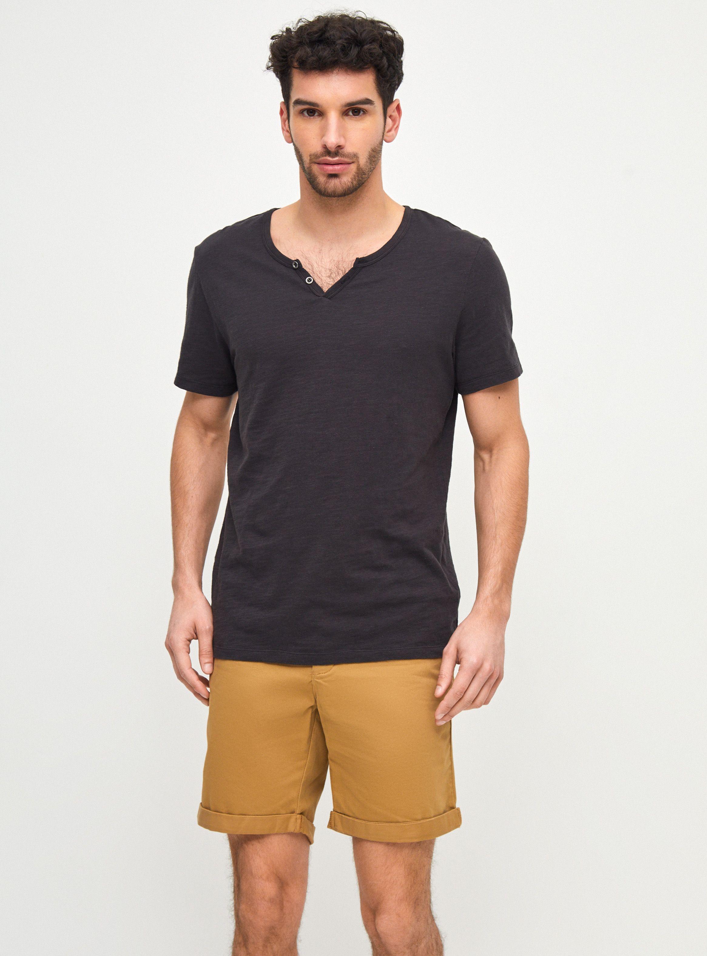 Polera Slim Cuello V-0