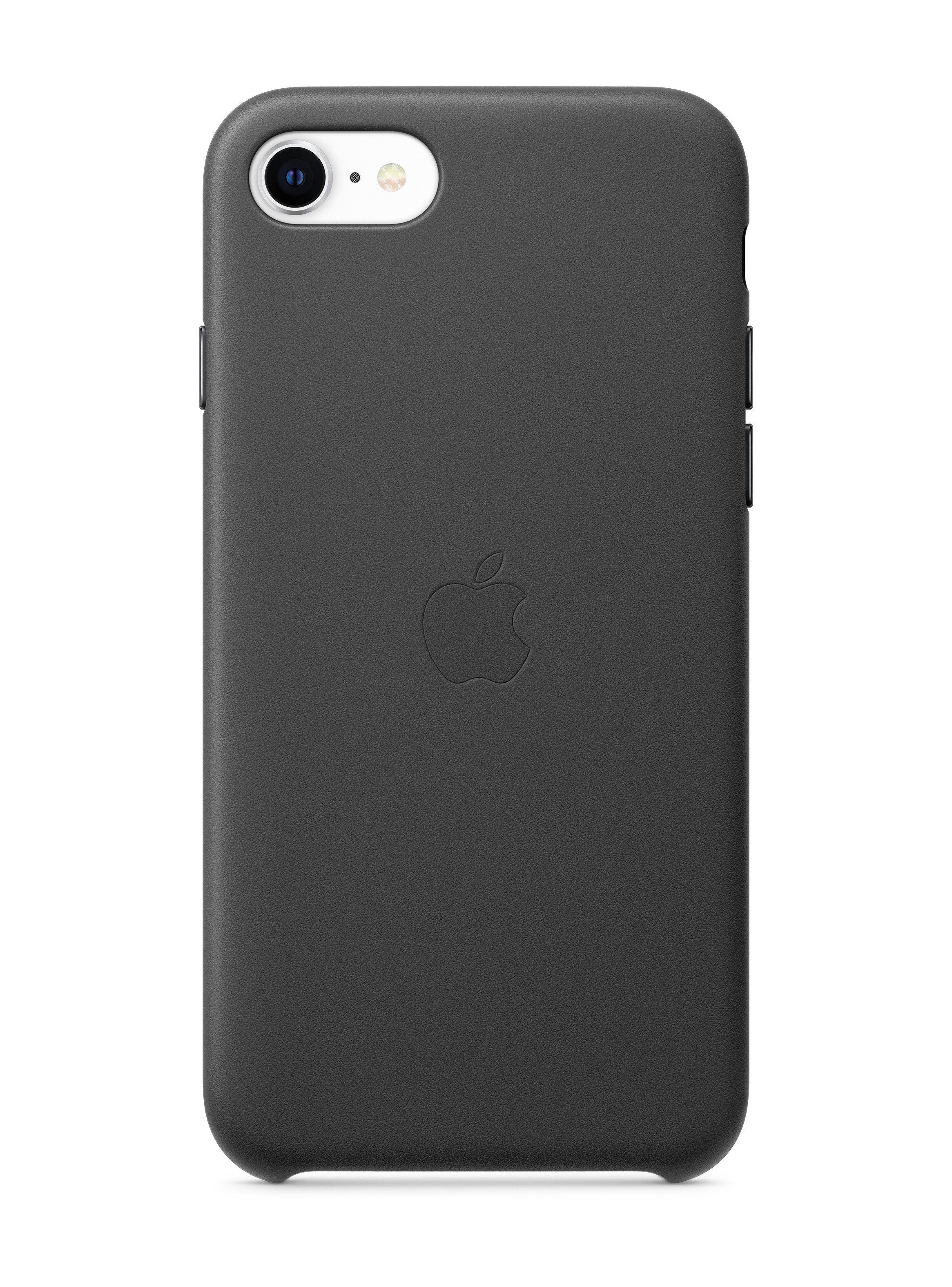 Carcasa para iPhone SE 2020 Cuero Negro-2