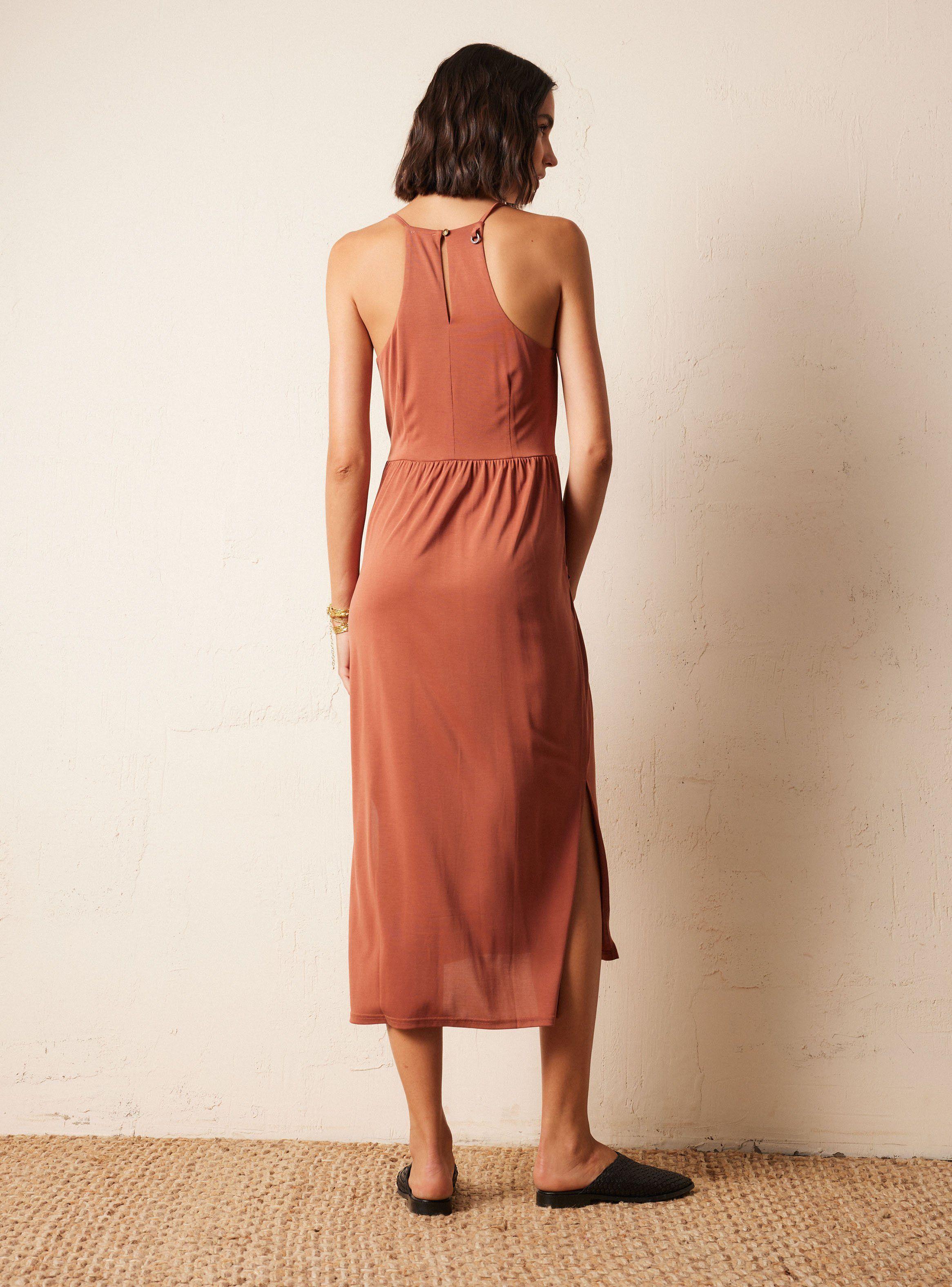 Vestido Detalle de Bolsillos en Delantero-5