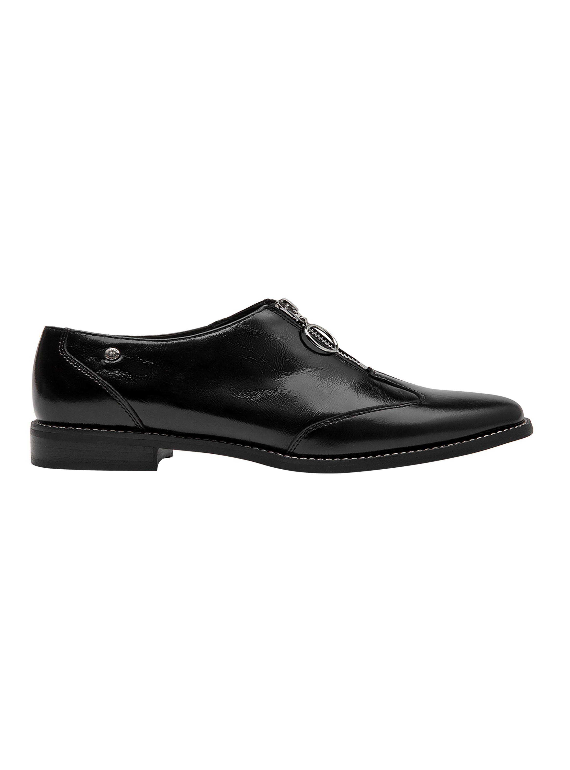 Zapato Casual Punta L258 Cuero Mujer-0