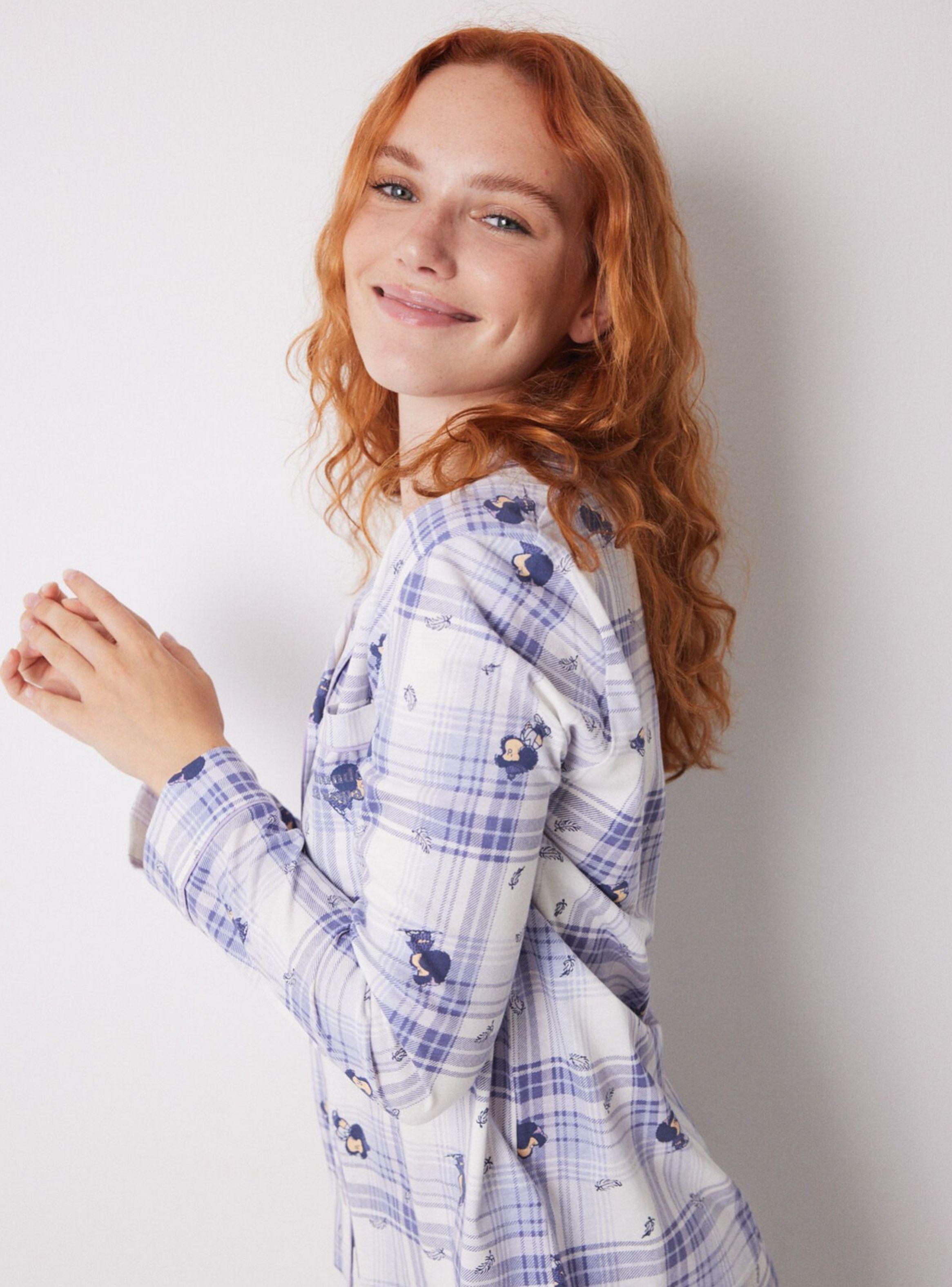 Pijama Camisero Algodón Mafalda-3