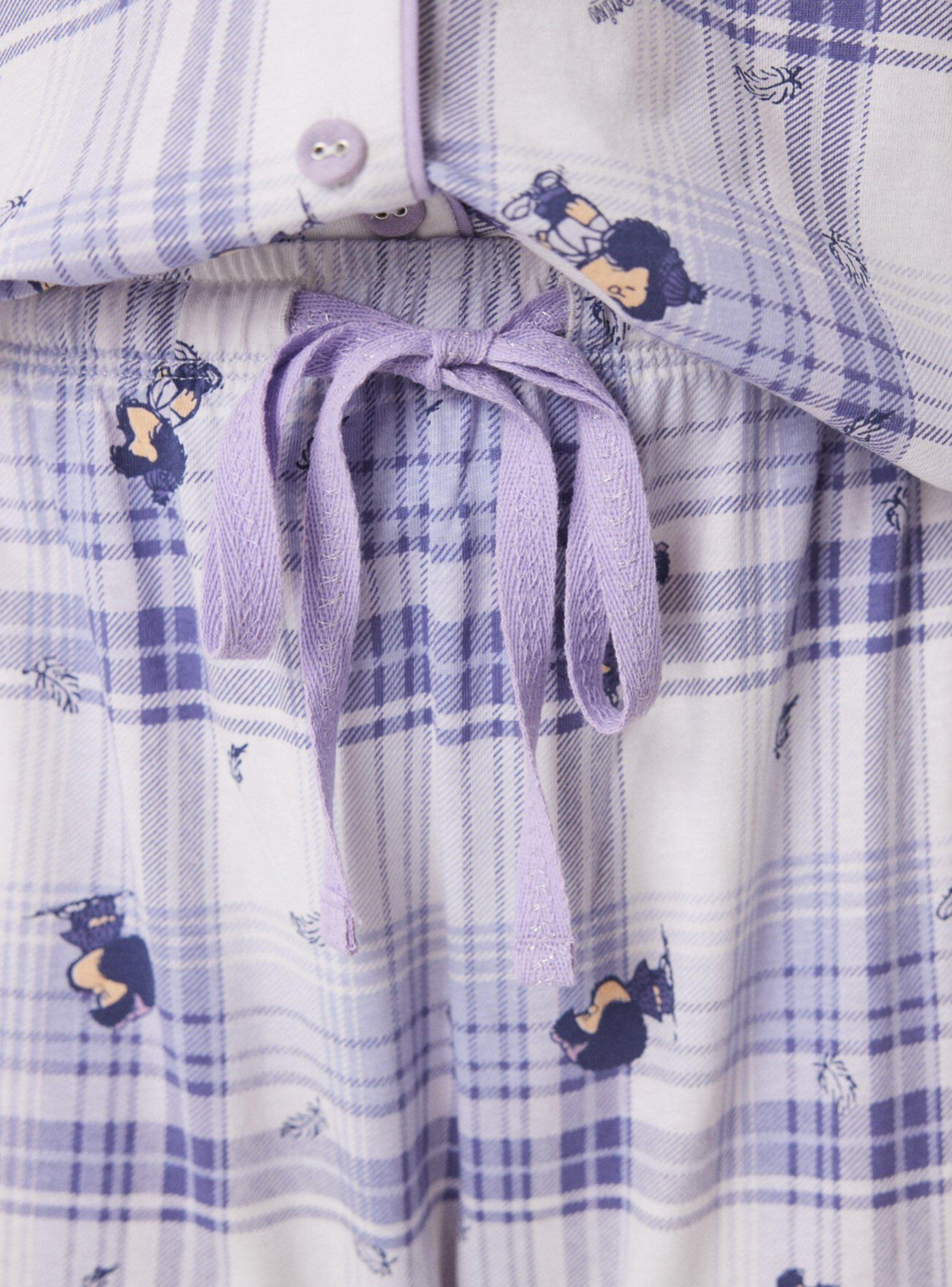 Pijama Camisero Algodón Mafalda-5