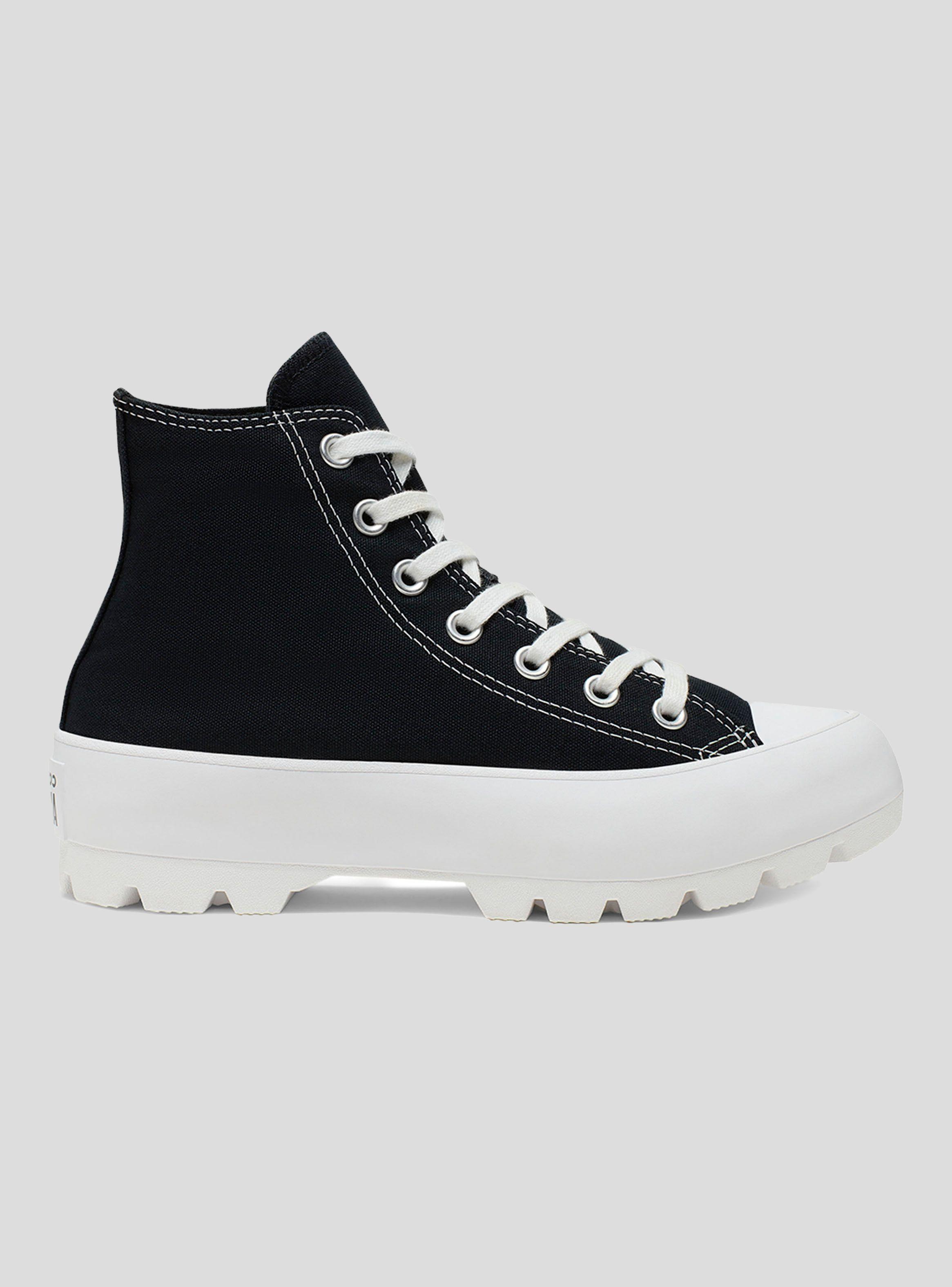 Zapatilla Converse Urbana Negra Lugged Mujer-0