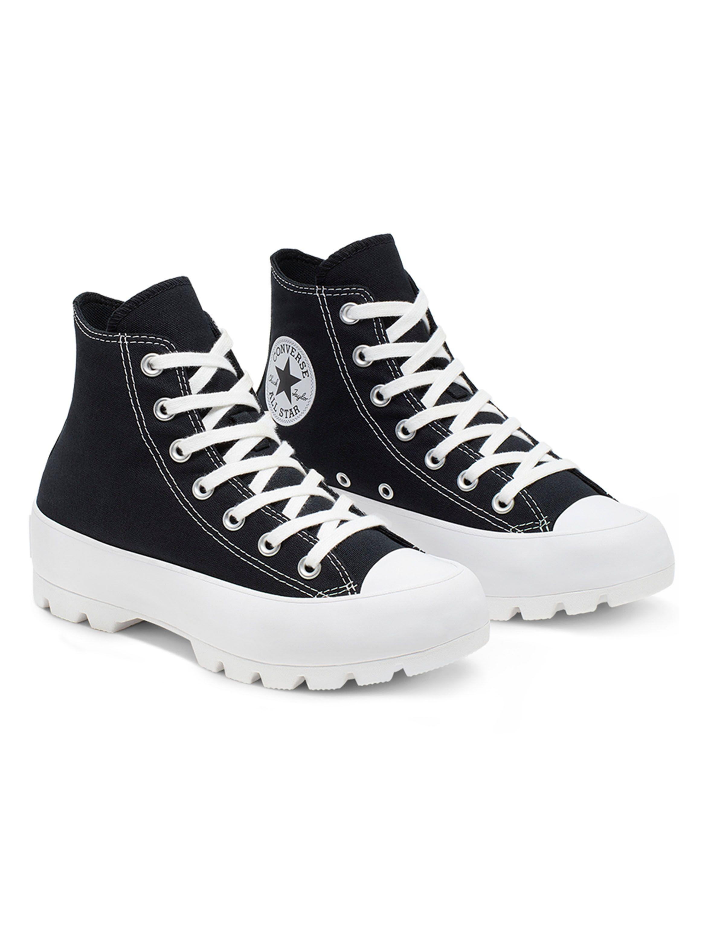 Zapatilla Converse Urbana Negra Lugged Mujer-1