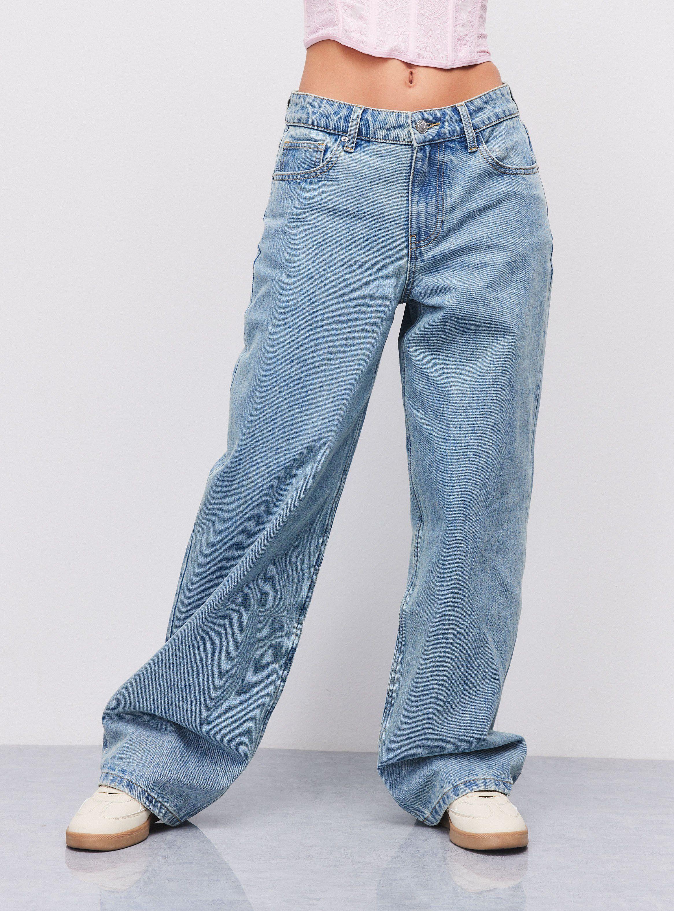 Jeans Fit Baggy Tiro Bajo-0