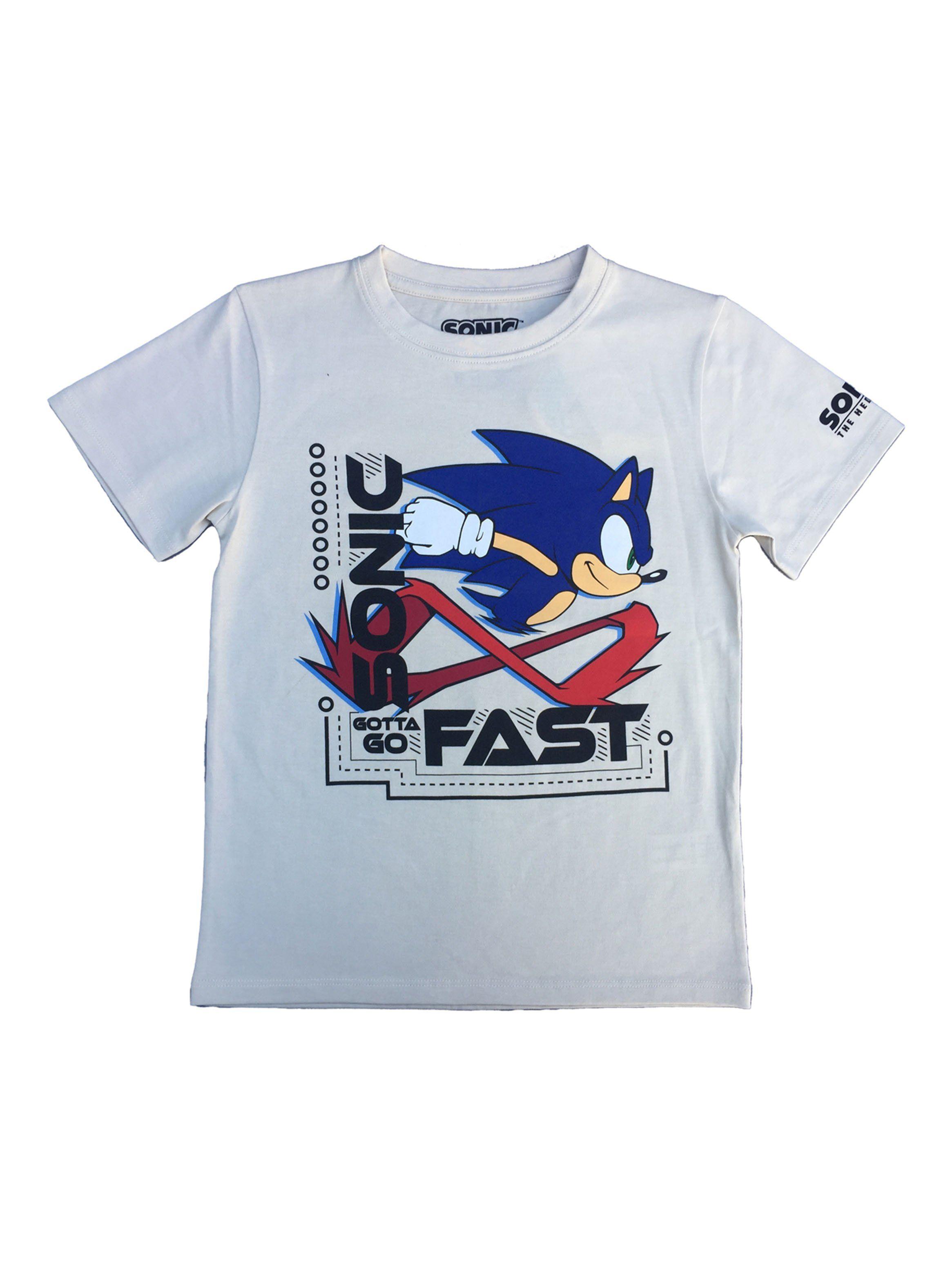 Polera Manga Corta Niño Fast Sonic-0