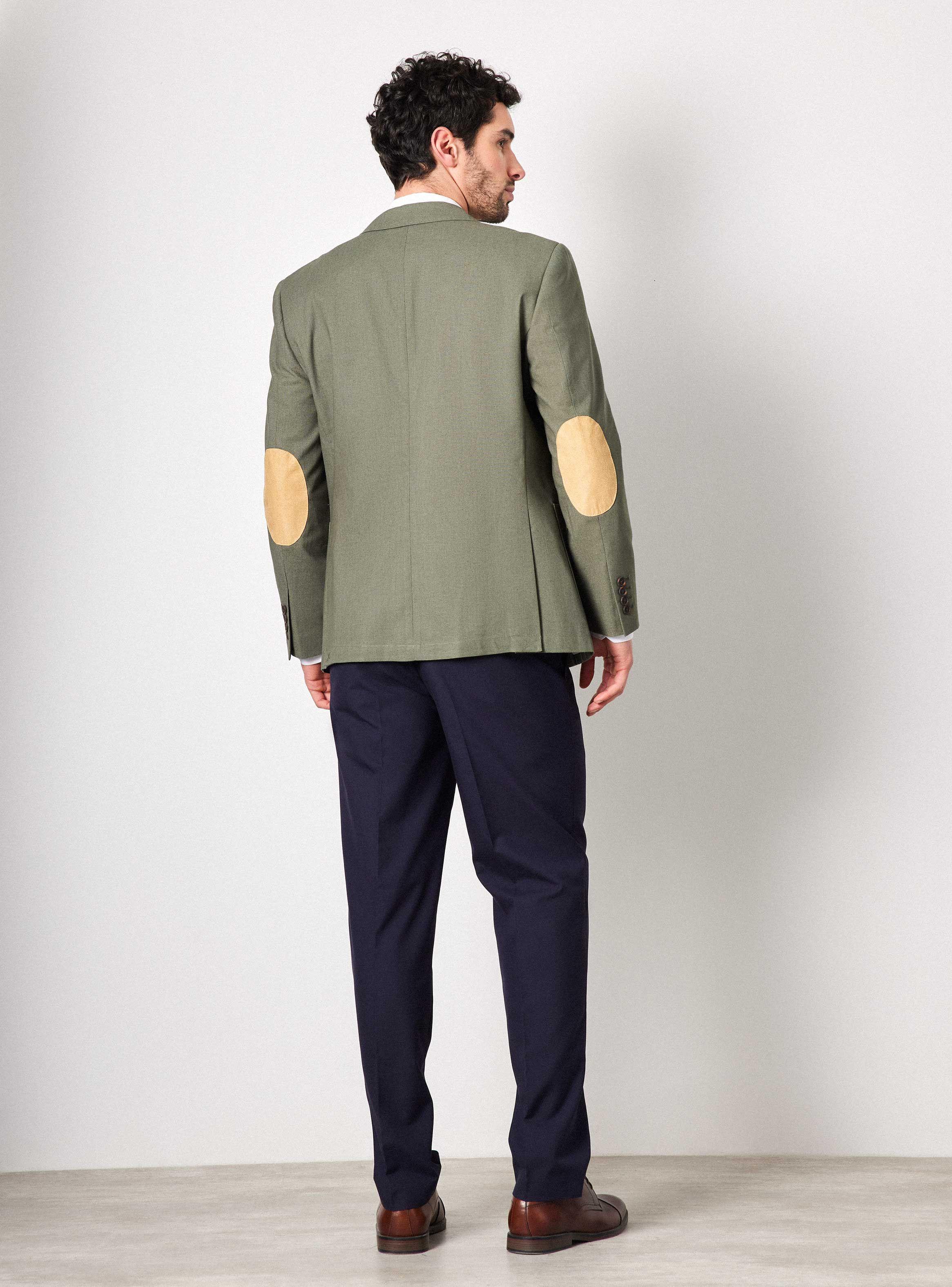 Vestón Recto Slim Fit Tela con Lino Liso de Arrow
