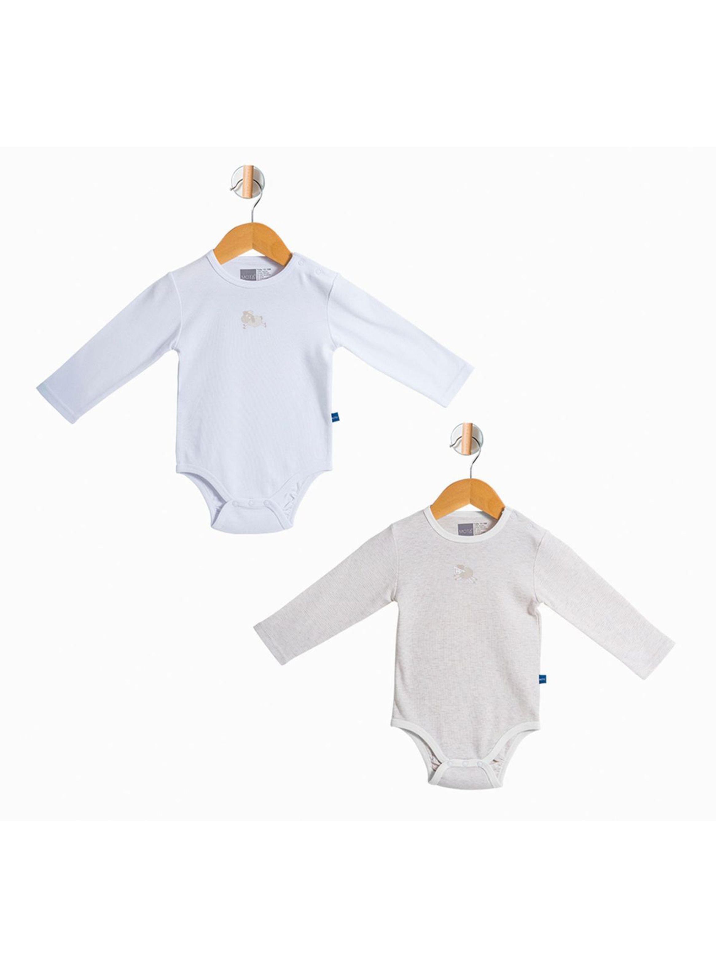 Body Mota Manga Larga Algodón Bebé Mota-0