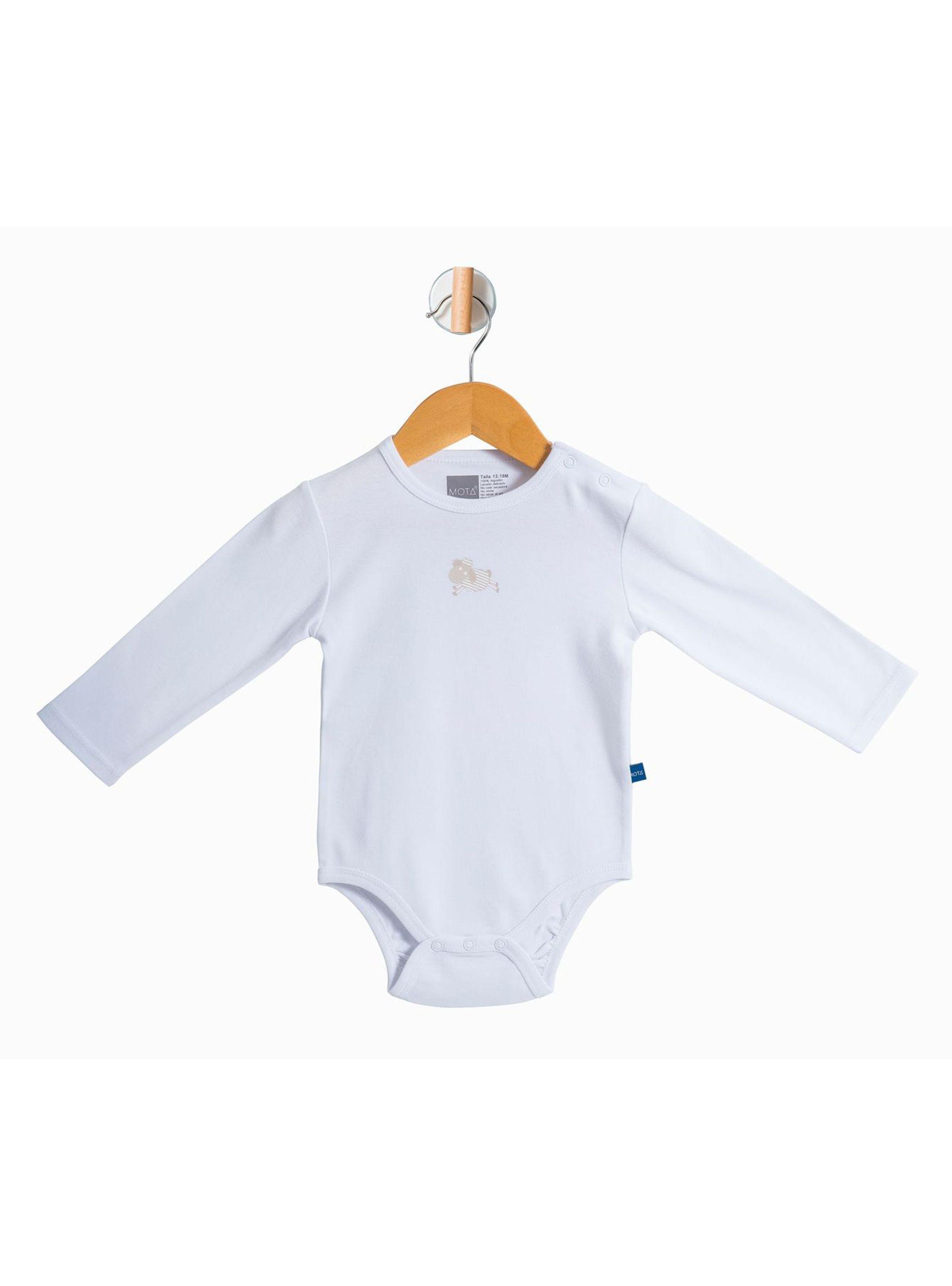 Body Mota Manga Larga Algodón Bebé Mota-1