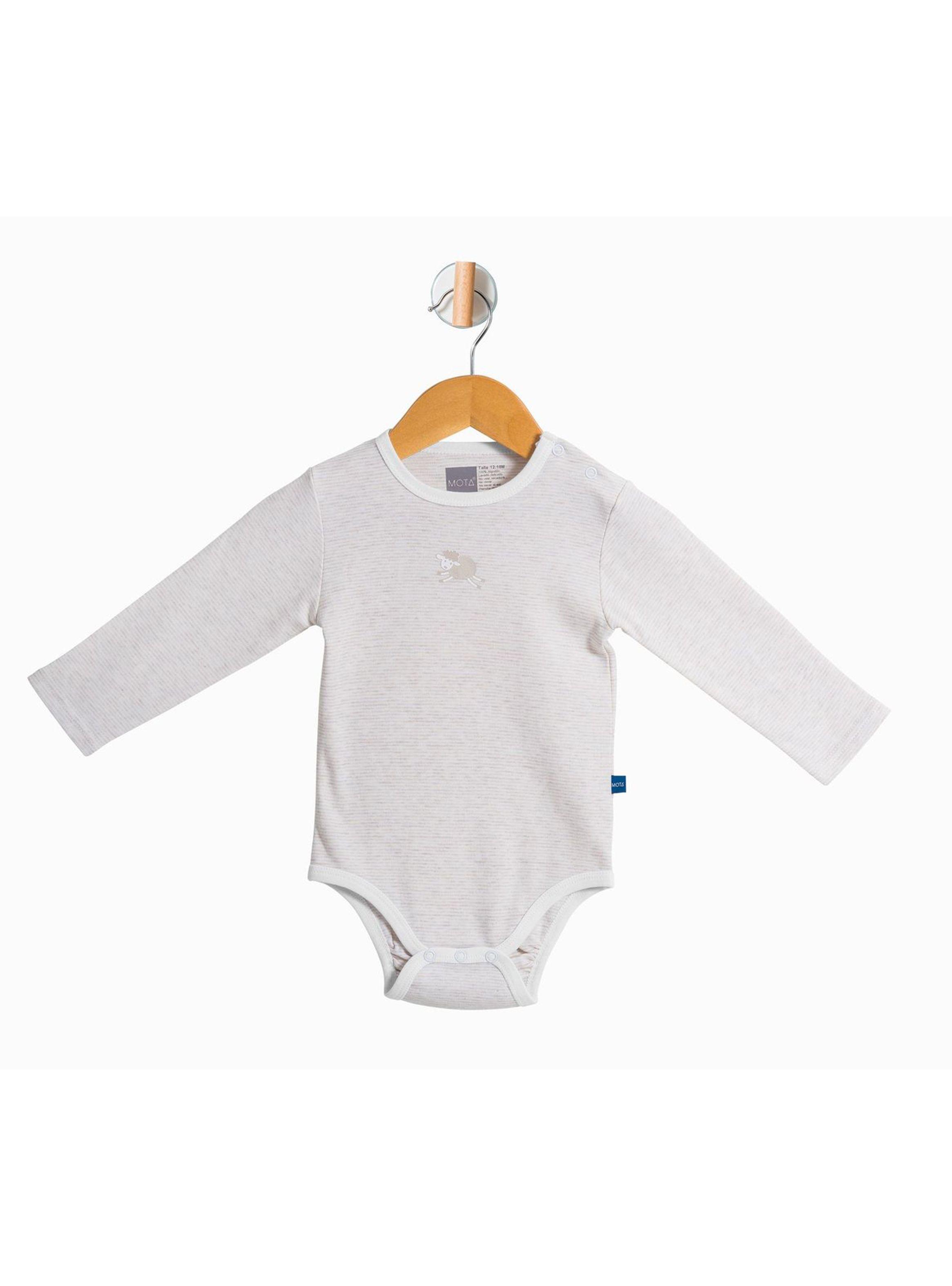 Body Mota Manga Larga Algodón Bebé Mota-2