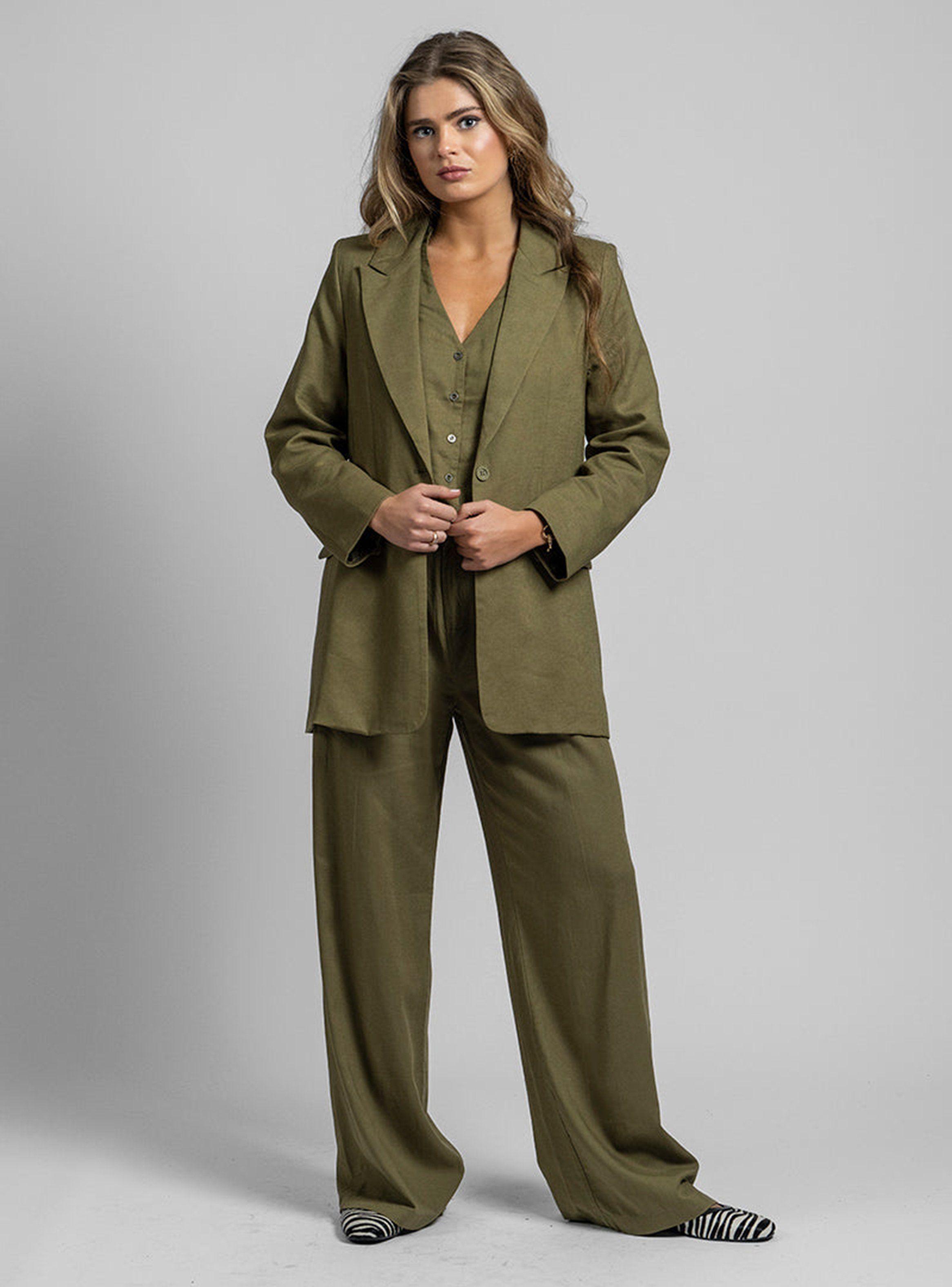 Blazer Alberta L Lino Verde-3