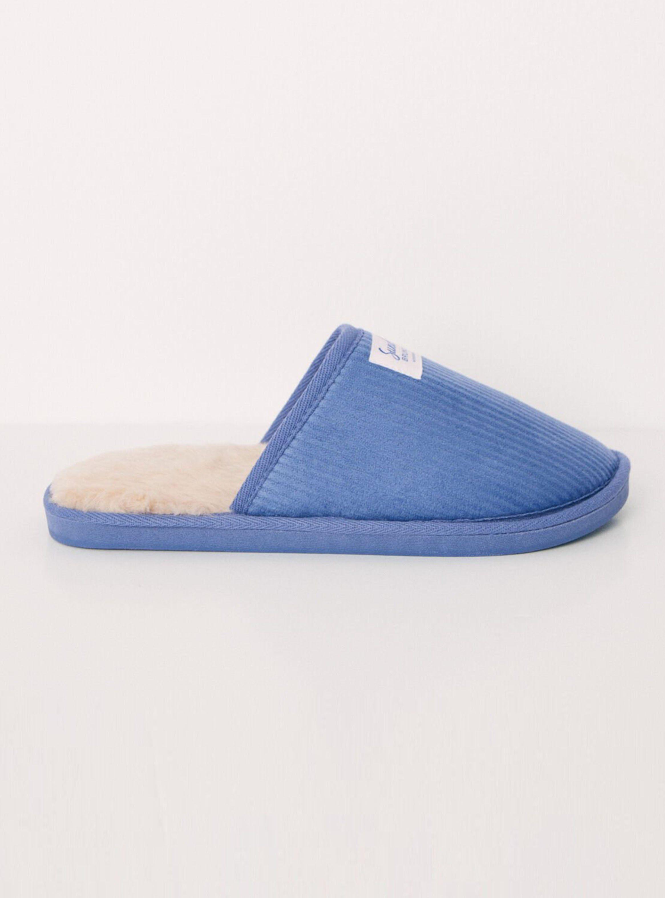 Pantuflas Destalonadas Pan Azul-0