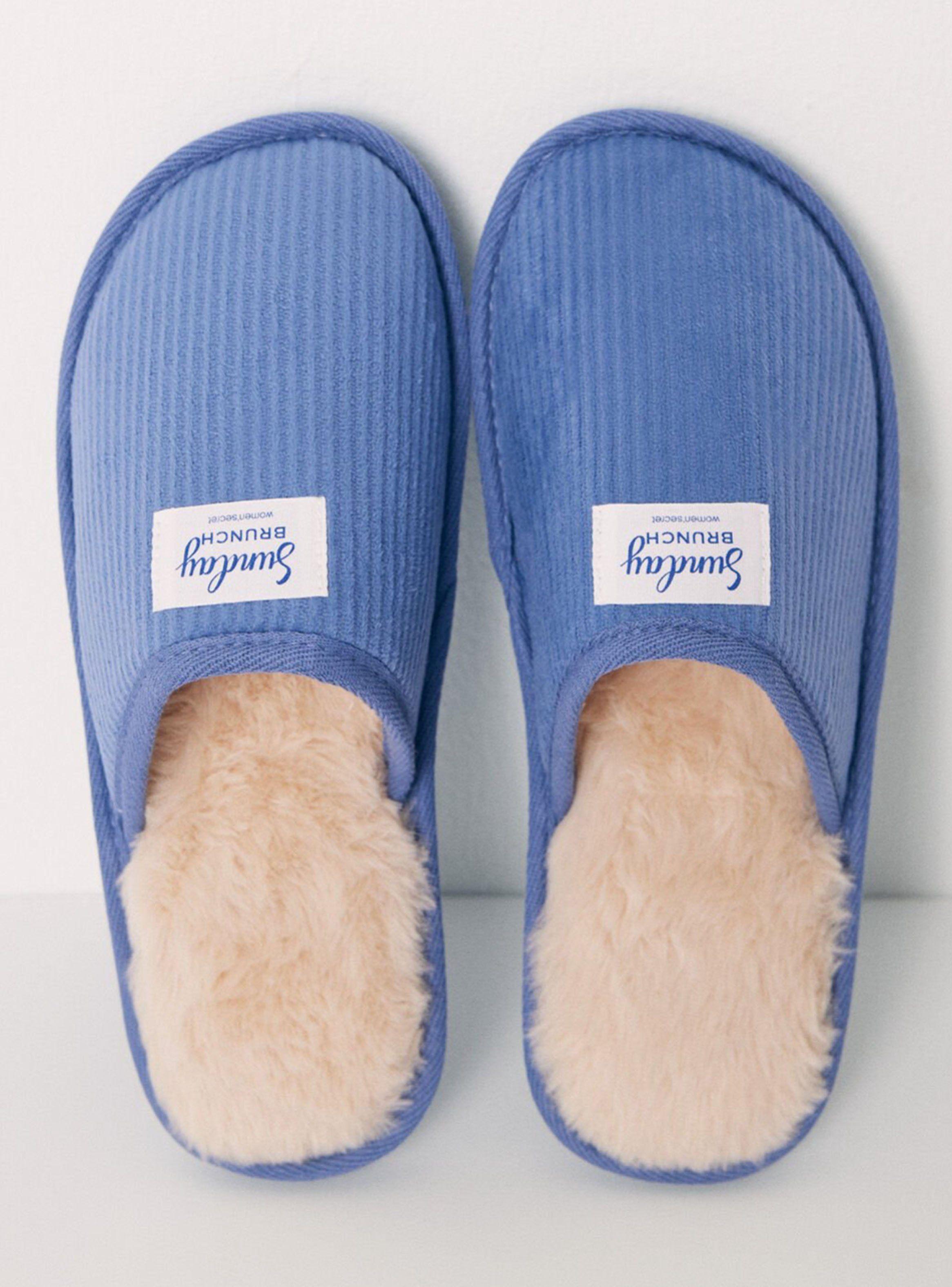Pantuflas Destalonadas Pan Azul-3