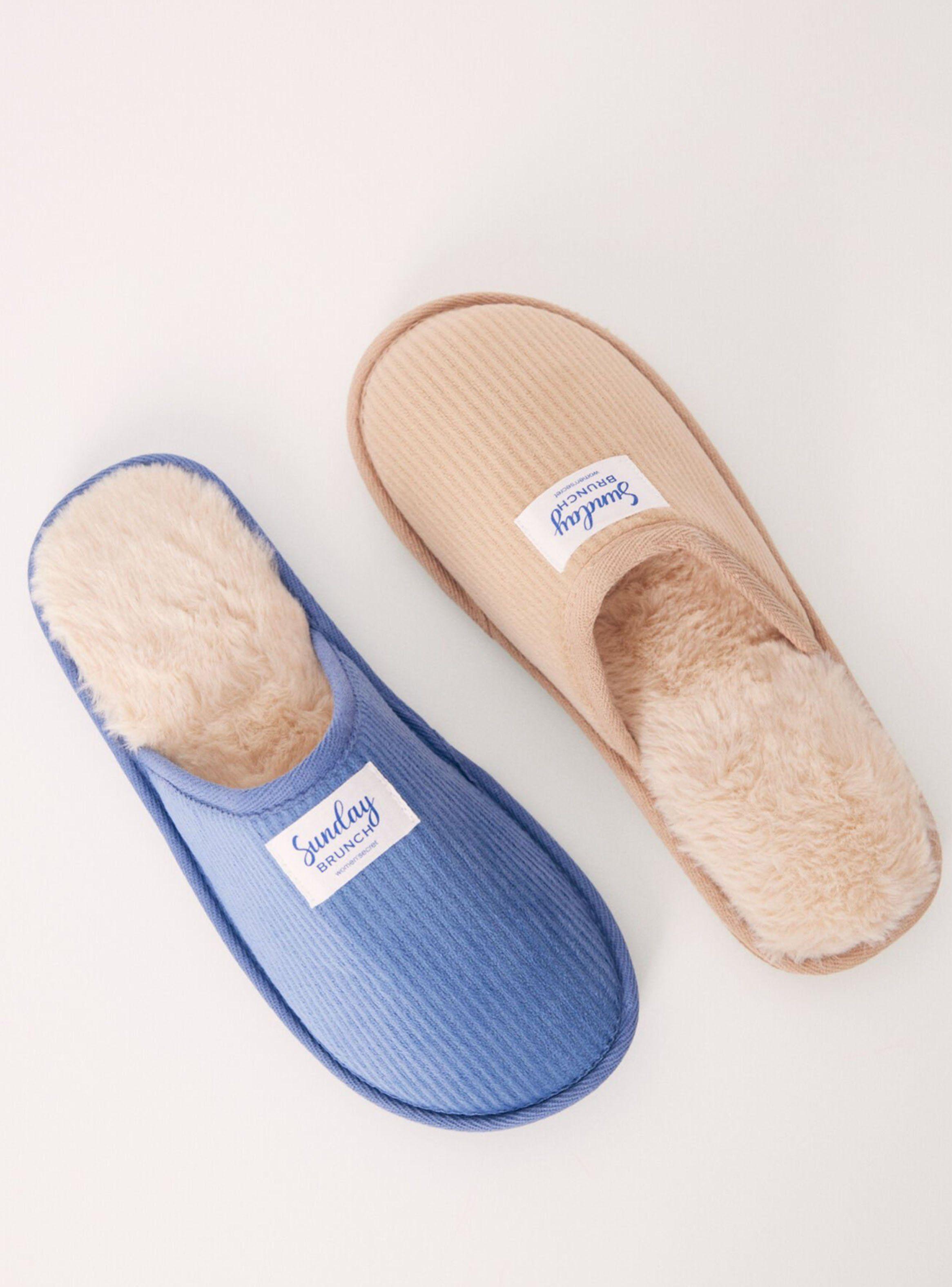 Pantuflas Destalonadas Pan Azul-4