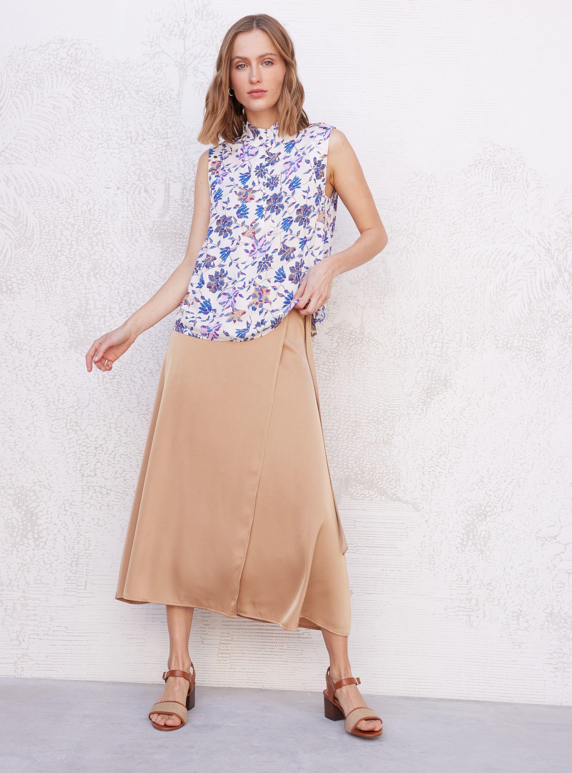 Blusa Full Estampada con Detalle en Mangas-4