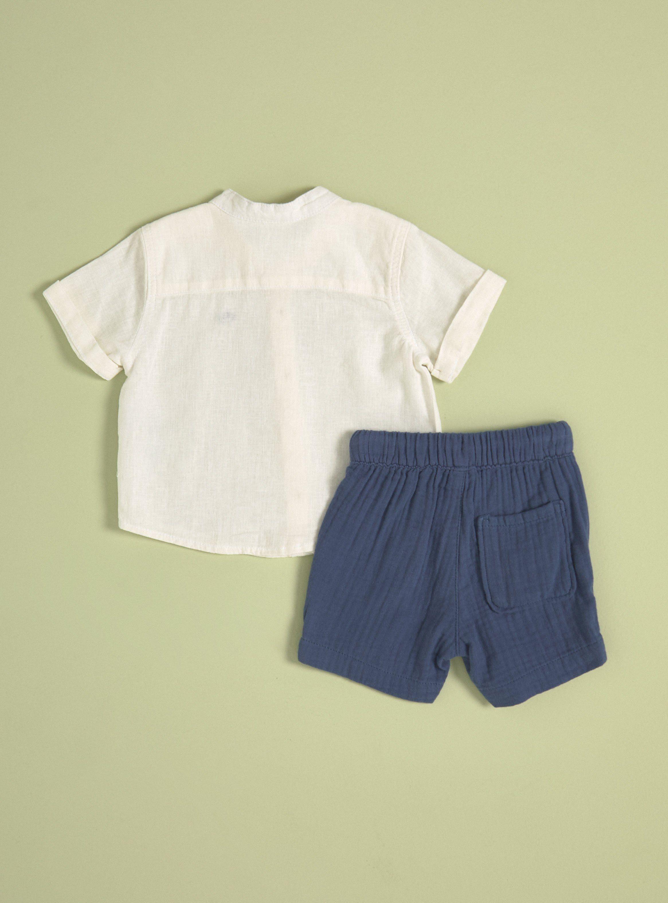 Conjunto Pantalón con Camisa Lisos-1