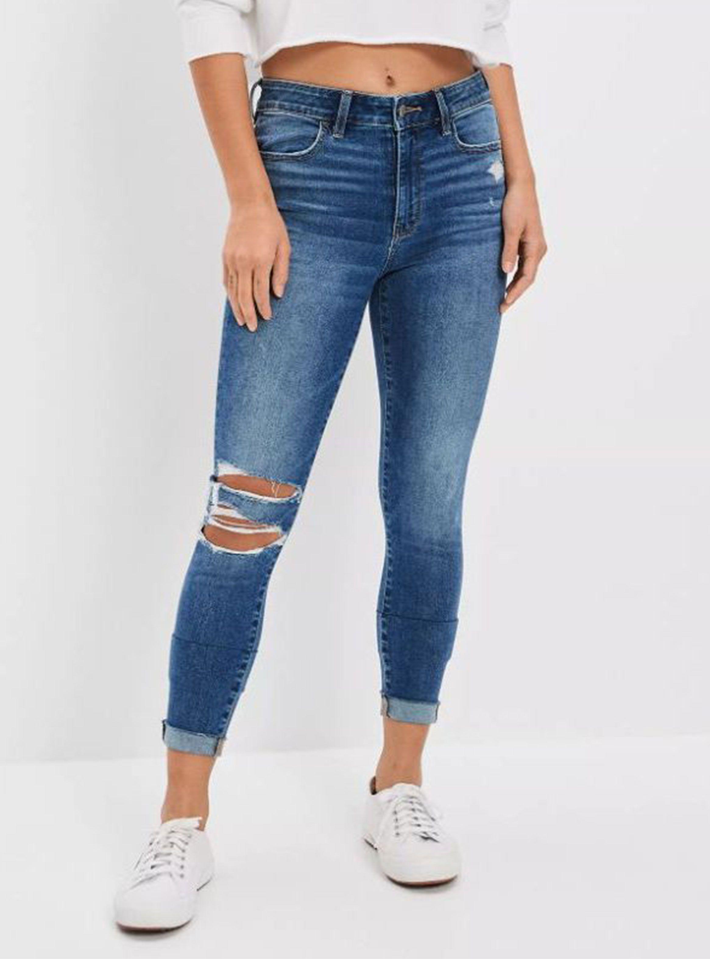 Ne(X)T Level High-Waisted Jegging Crop Destroy-0