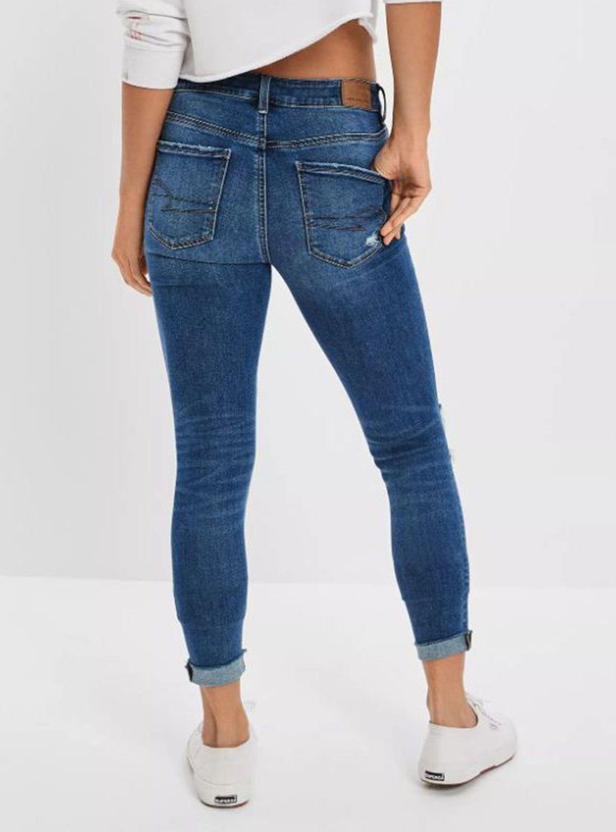 Ne(X)T Level High-Waisted Jegging Crop Destroy-1