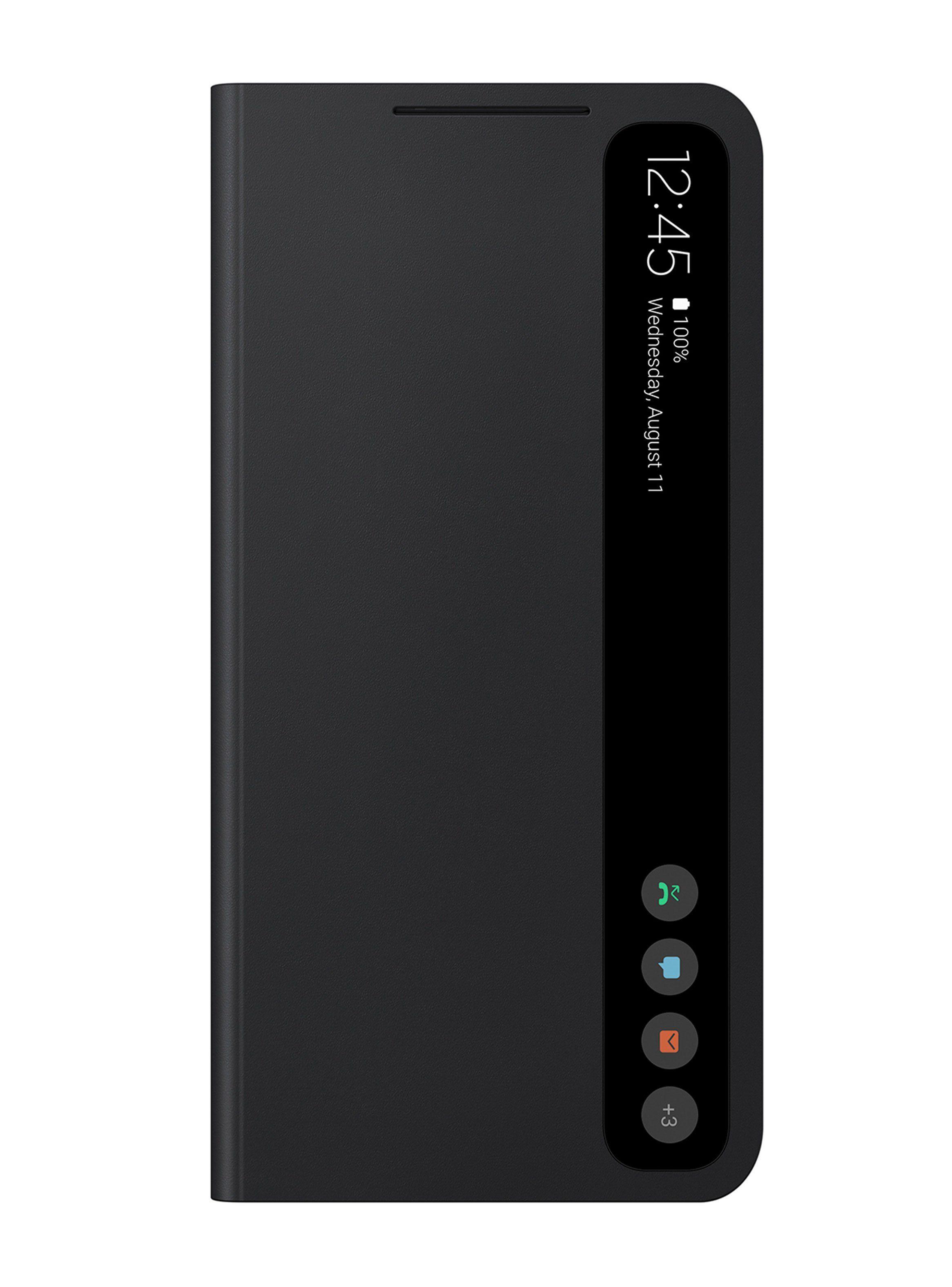 Carcasa Clear View Cover para Galaxy S21 FE Negro-2